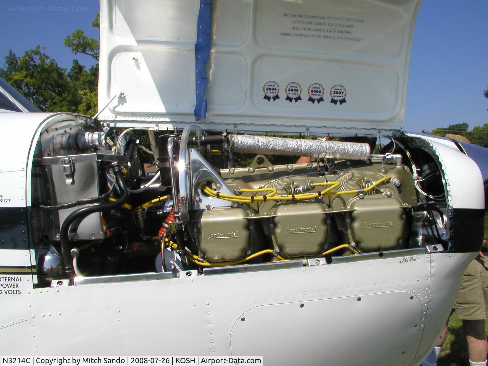 N3214C, 1954 Beech E35 C/N D-3878, EAA AirVenture 2008.