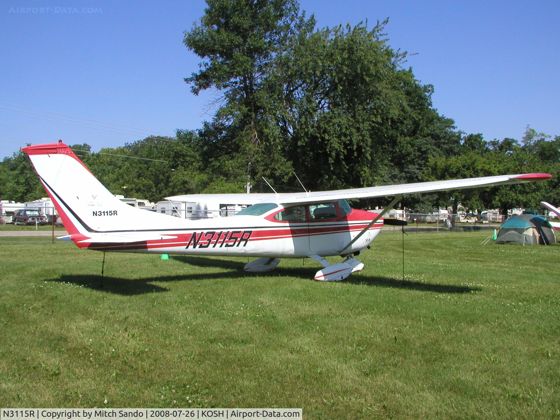 N3115R, 1967 Cessna 182L Skylane C/N 18258515, EAA AirVenture 2008.