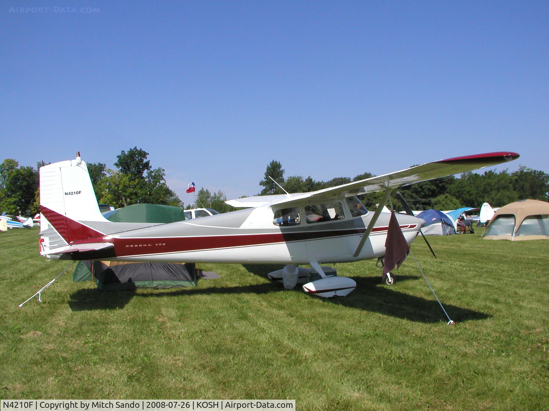 N4210F, 1958 Cessna 172 C/N 46110, EAA AirVenture 2008.