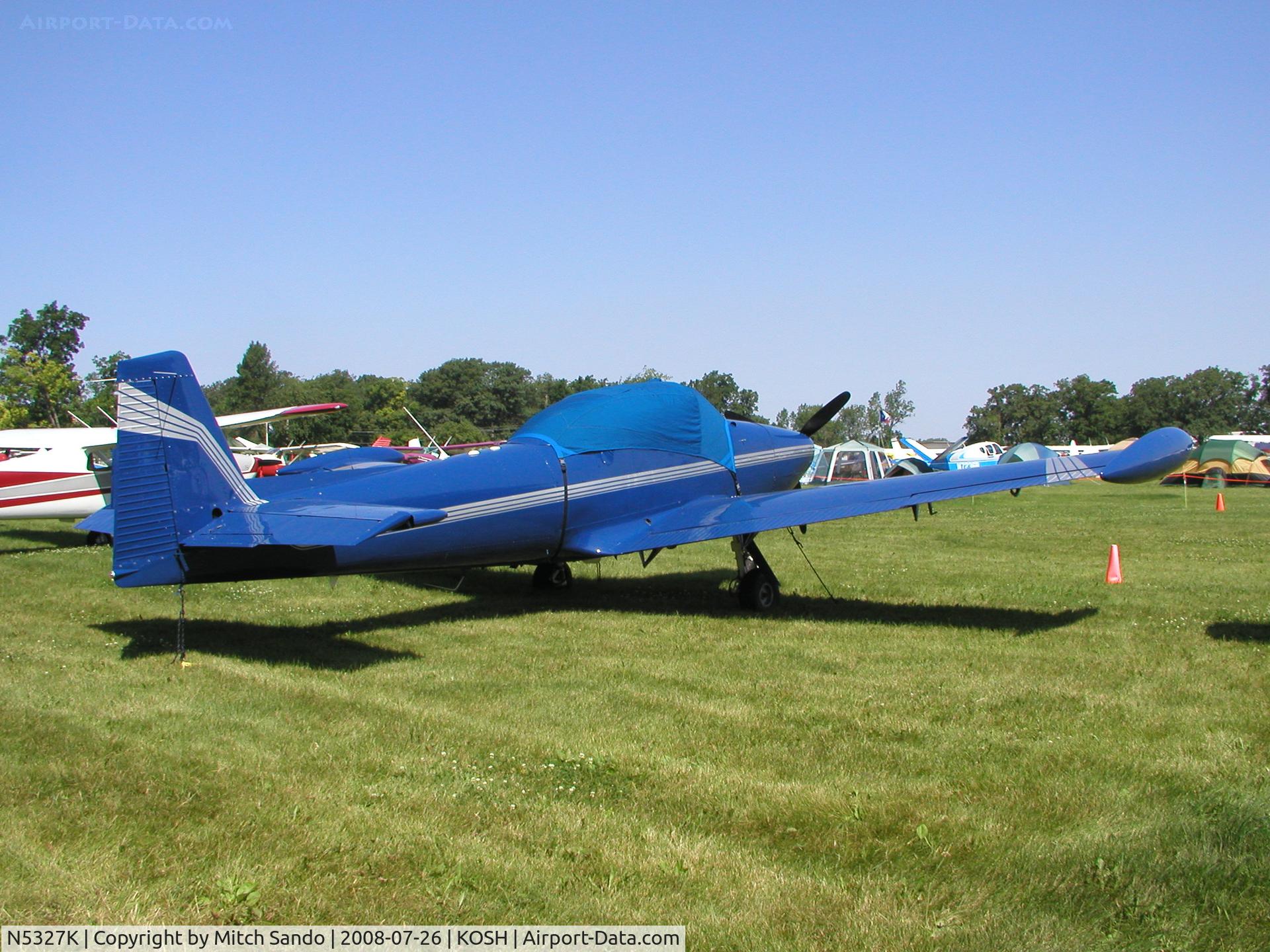 N5327K, 1950 Ryan Navion B C/N NAV-4-2227B, EAA AirVenture 2008.