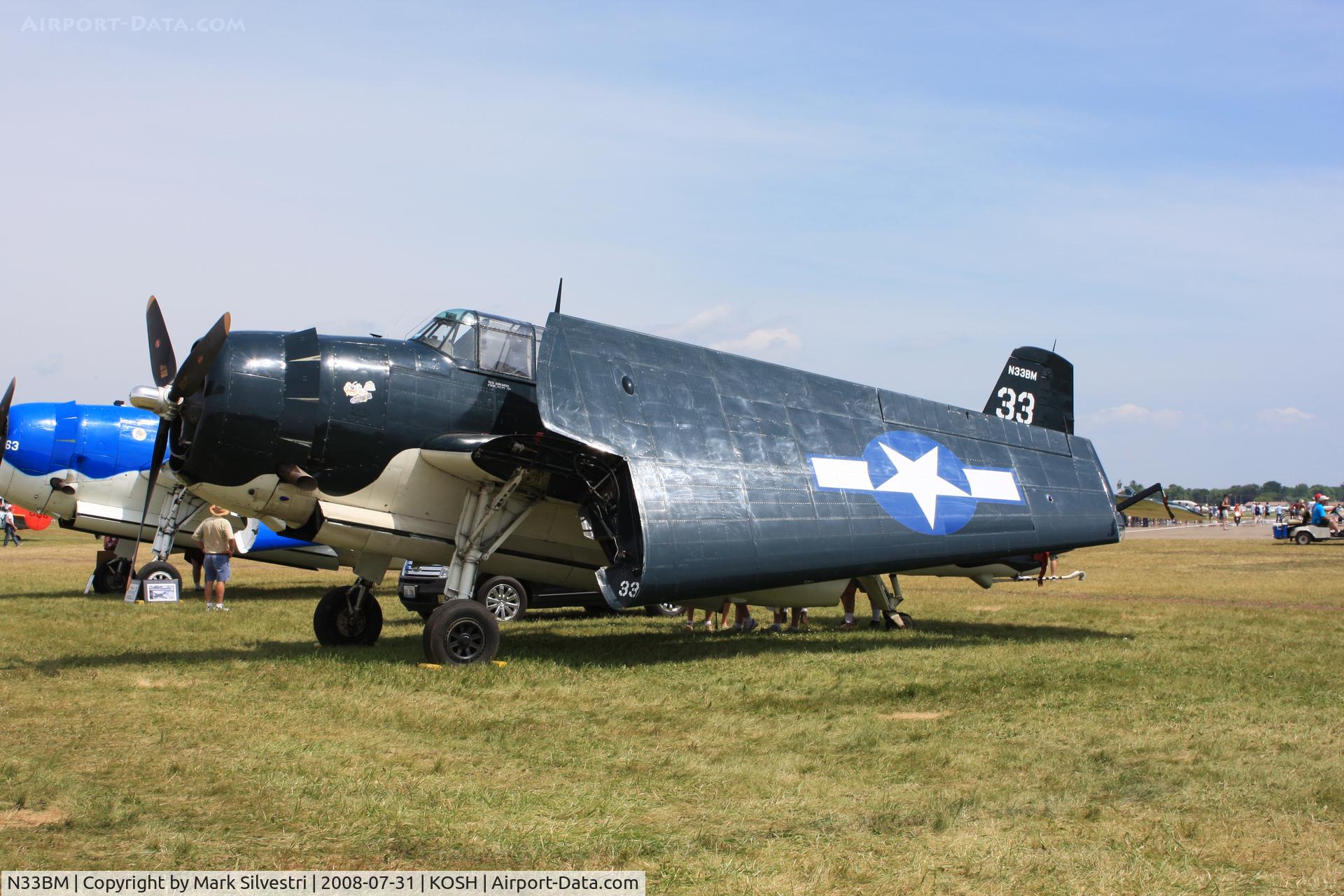 N33BM, 1943 Grumman TBM-3E Avenger C/N 53119, Oshkosh 2008