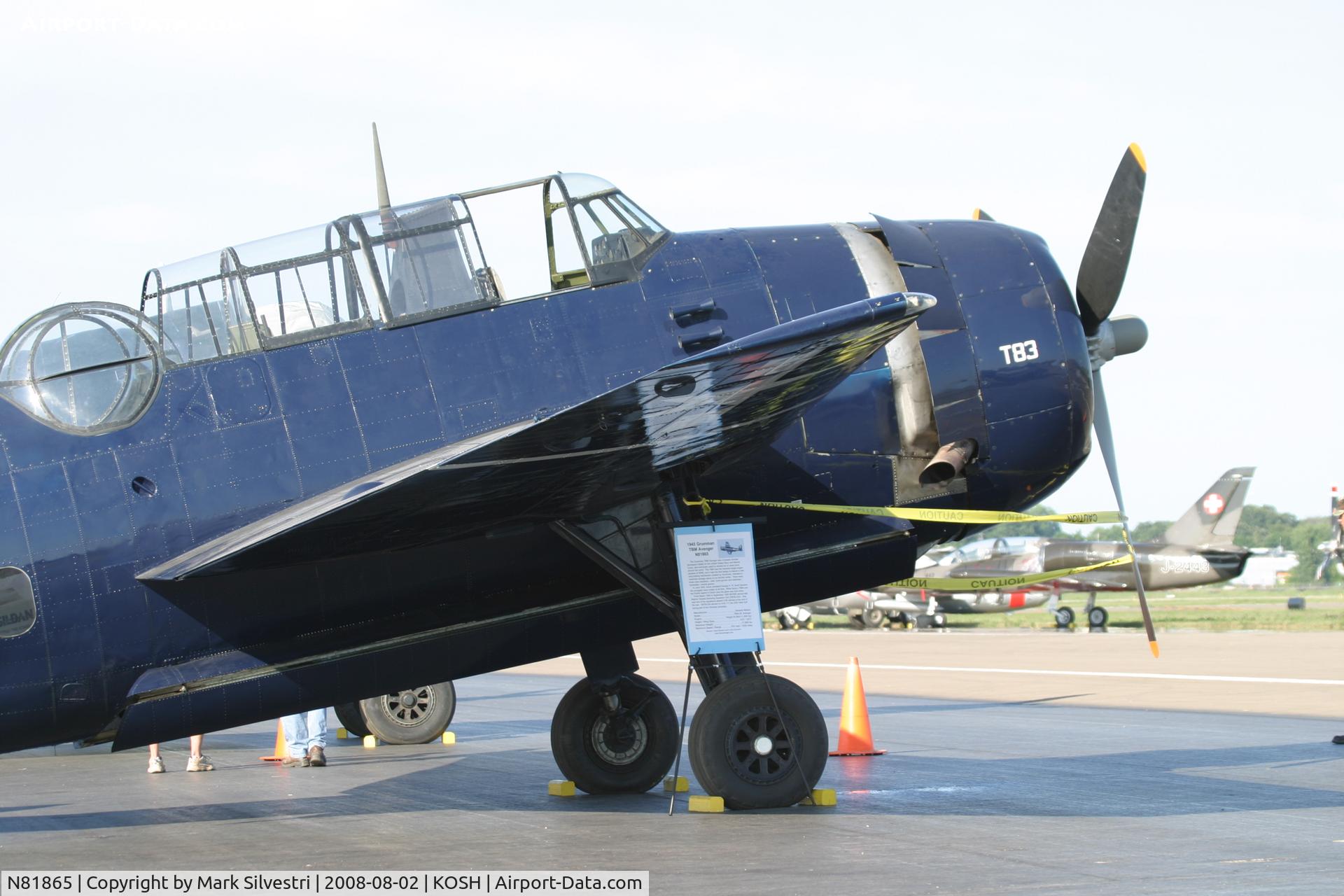 N81865, 1945 Grumman TBM-3E Avenger C/N 5632, Oshkosh 2008