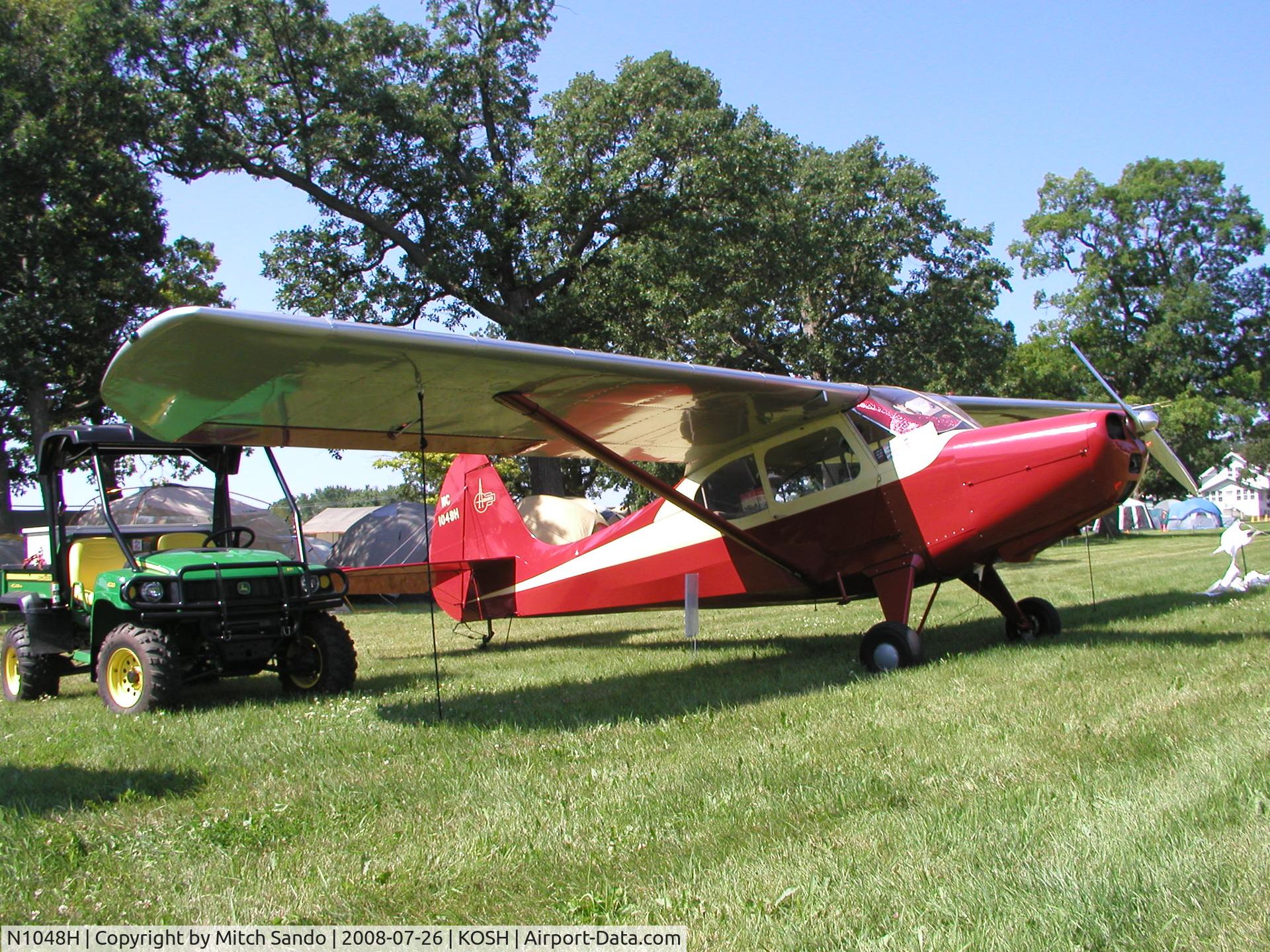 N1048H, 1948 Aeronca 15AC Sedan C/N 15AC-59, EAA AirVenture 2008.