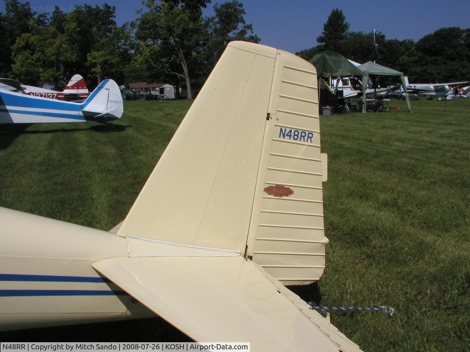 N48RR, 1949 Luscombe 8F Silvaire Silvaire C/N 6541, EAA AirVenture 2008.