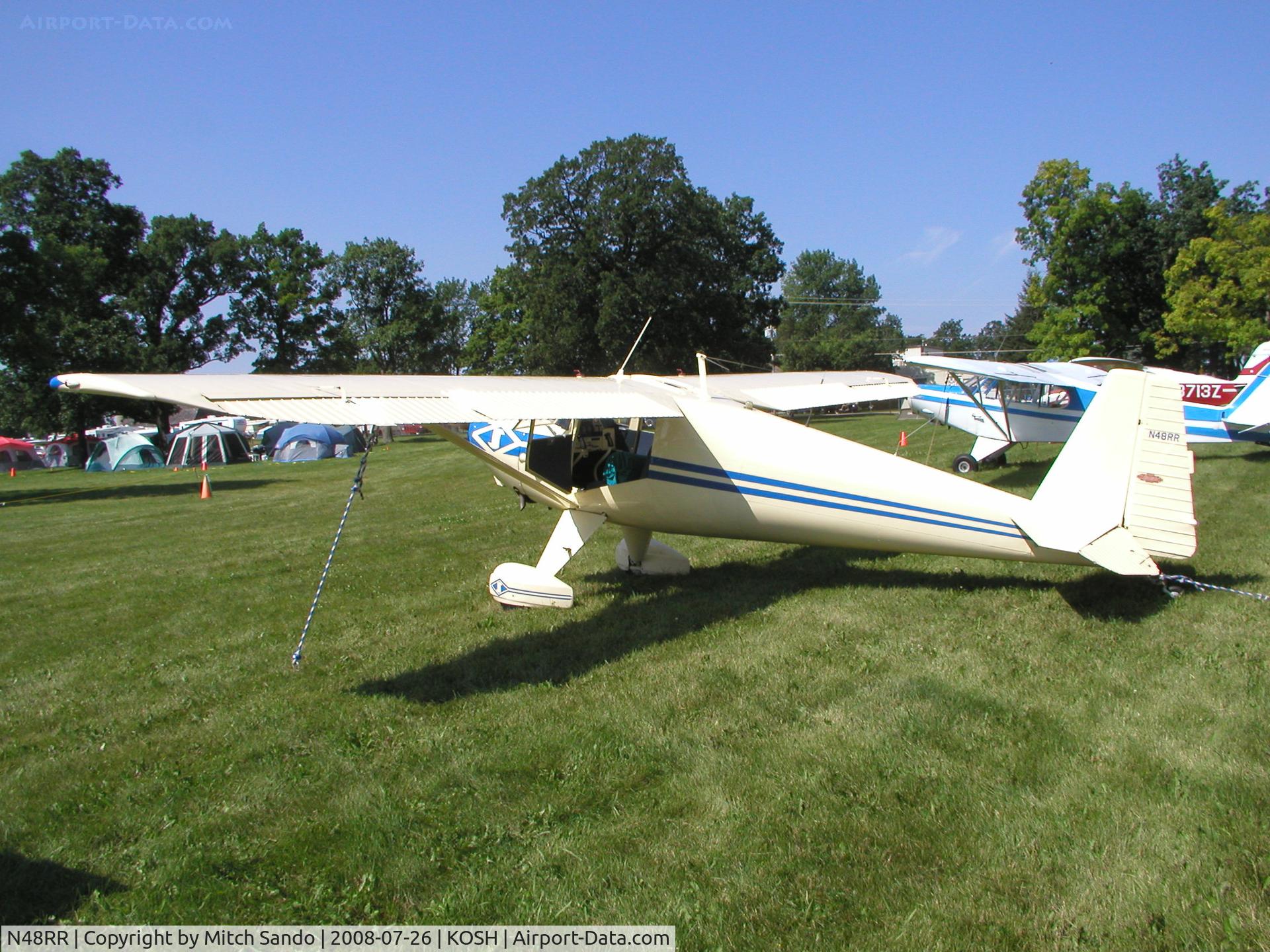 N48RR, 1949 Luscombe 8F Silvaire Silvaire C/N 6541, EAA AirVenture 2008.