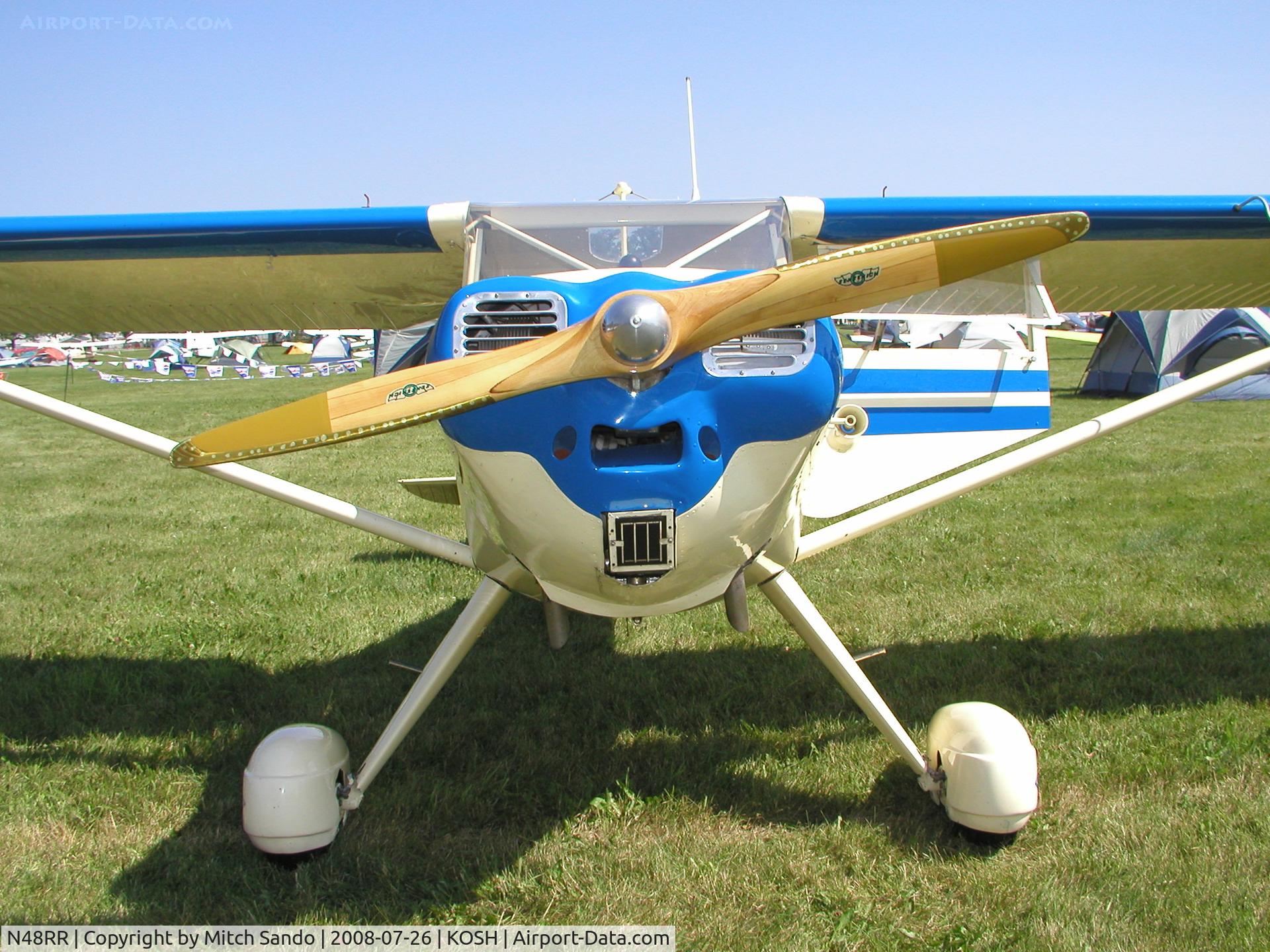 N48RR, 1949 Luscombe 8F Silvaire Silvaire C/N 6541, EAA AirVenture 2008.