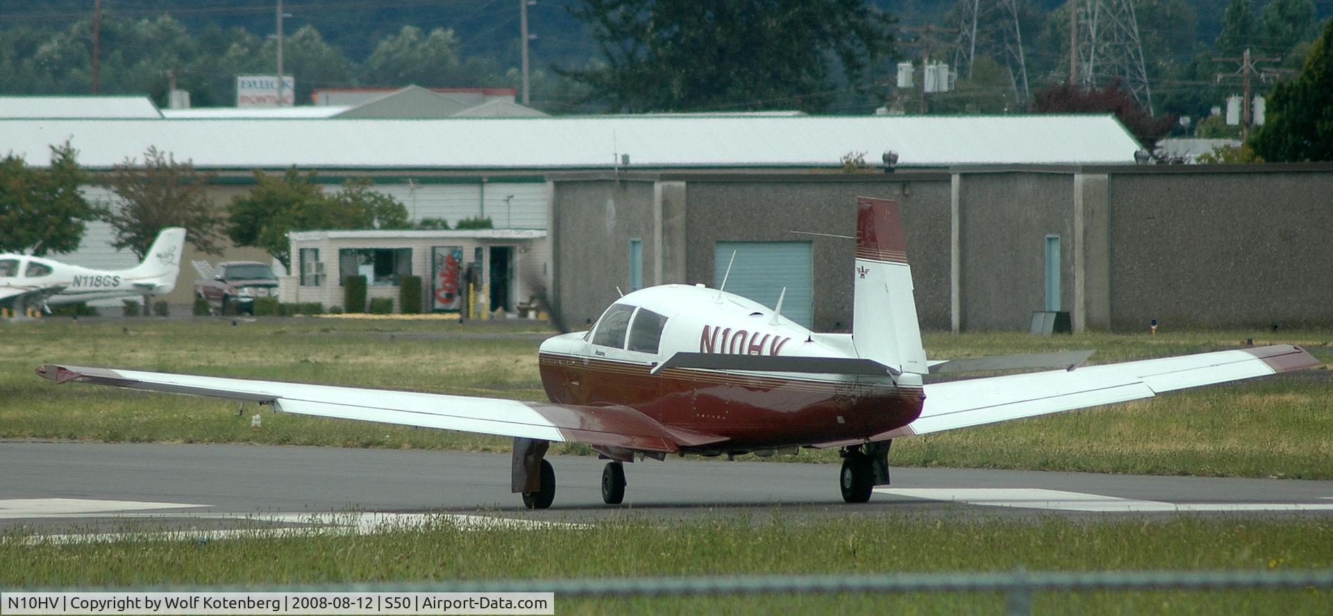 N10HV, 1965 Mooney M20E C/N 715, seconds from lift off