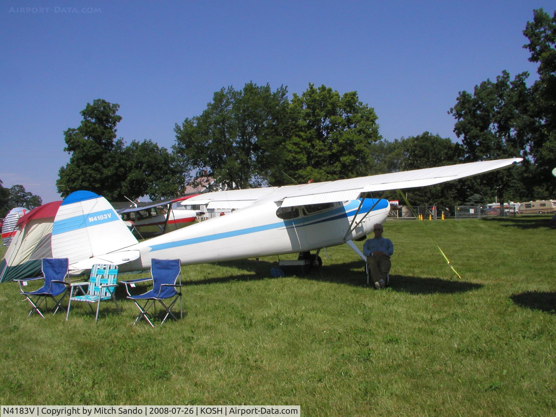 N4183V, 1948 Cessna 170 C/N 18516, EAA AirVenture 2008.