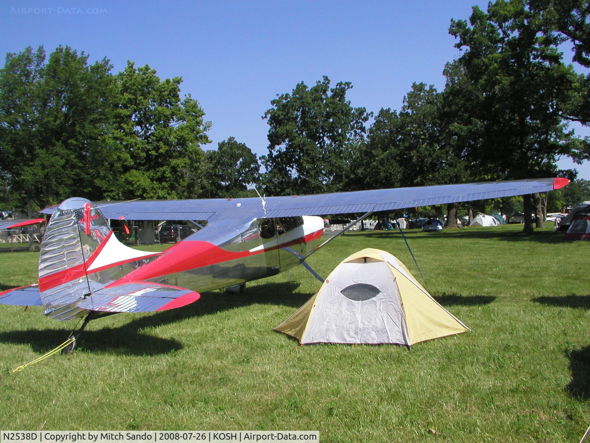 N2538D, 1952 Cessna 170B C/N 20690, EAA AirVenture 2008.