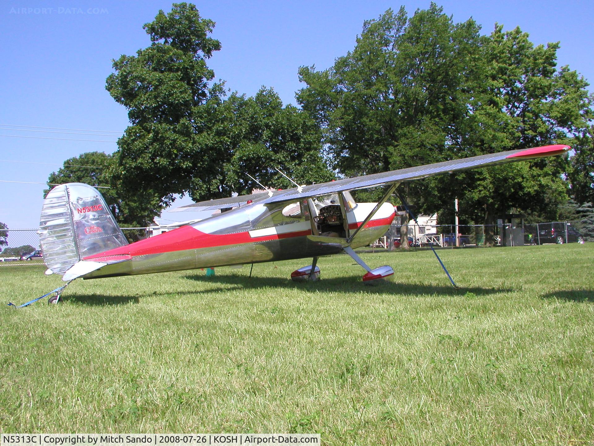 N5313C, 1950 Cessna 140A C/N 15433, EAA AirVenture 2008.