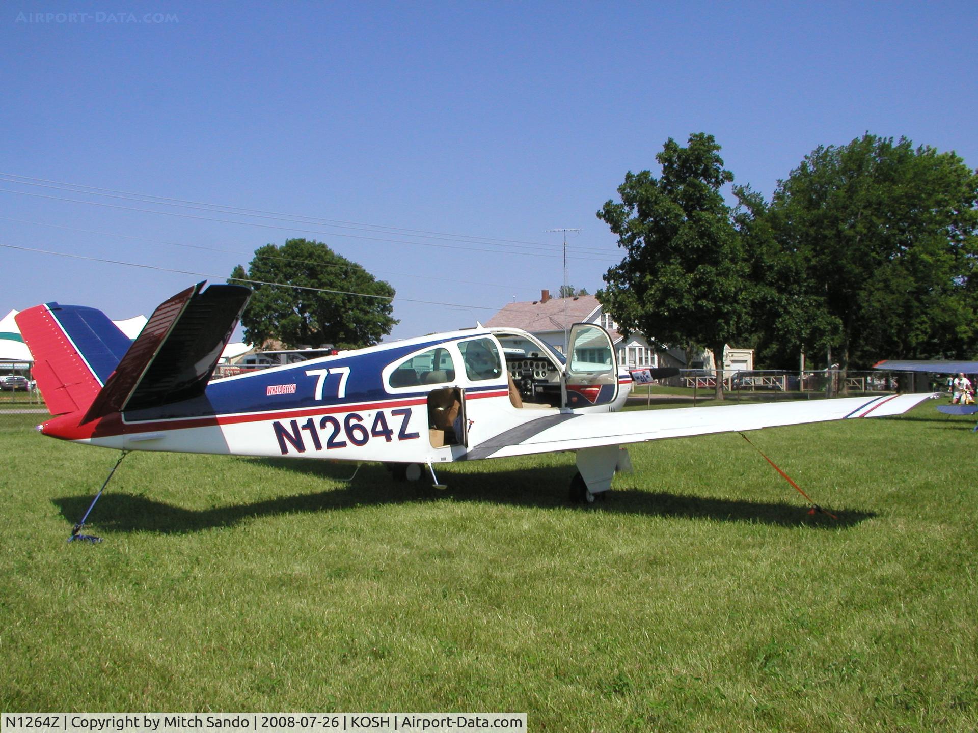 N1264Z, 1961 Beech N35 Bonanza C/N D-6728, EAA AirVenture 2008.