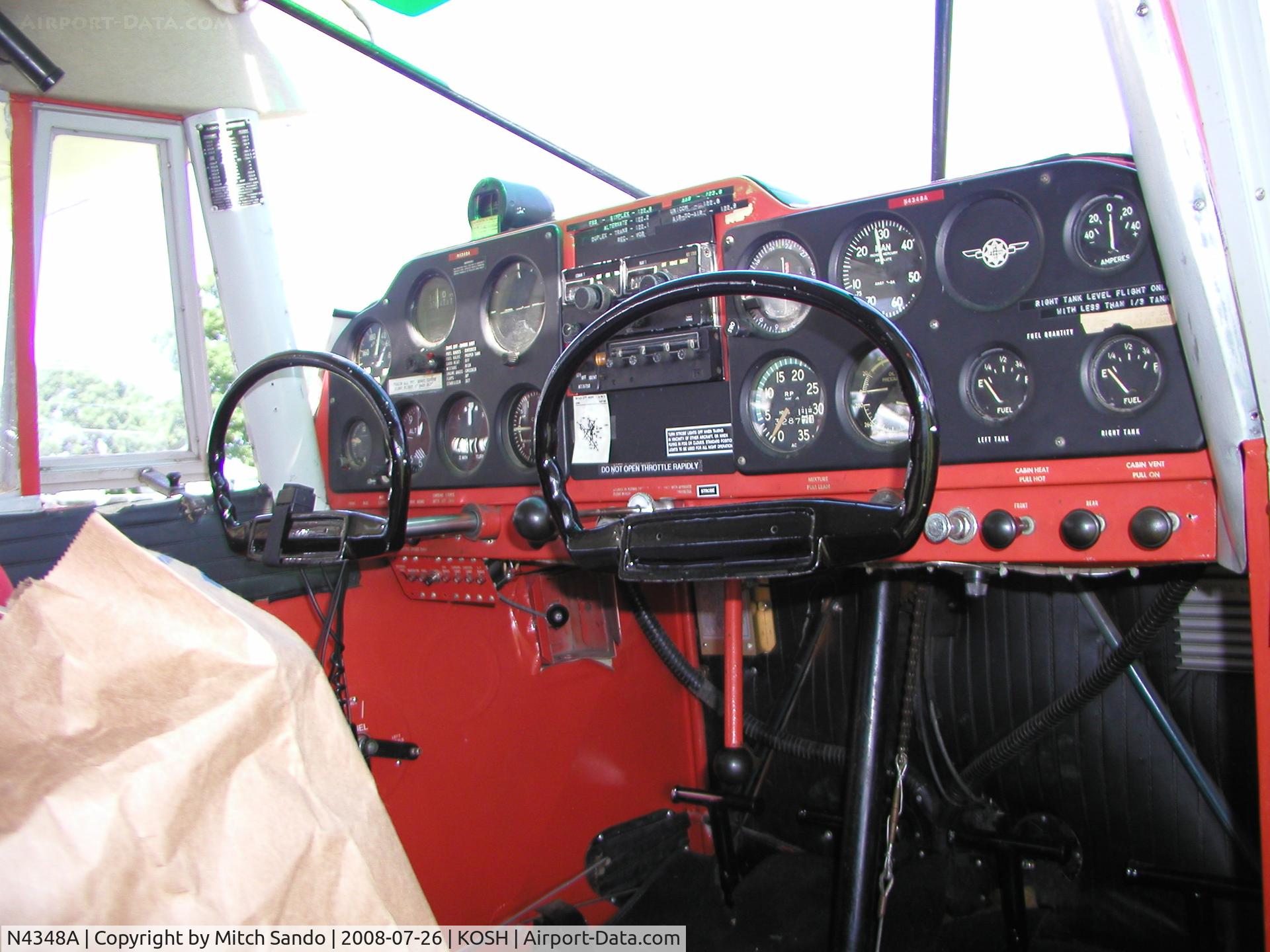 N4348A, 1956 Piper PA-22-150 Tri-Pacer C/N 22-3704, EAA AirVenture 2008.