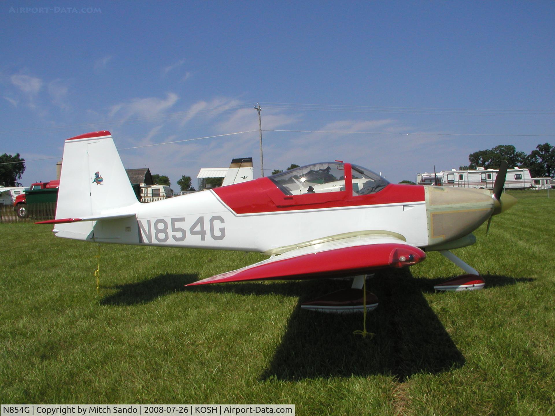 N854G, 2005 Vans RV-7A C/N 70854, EAA AirVenture 2008.