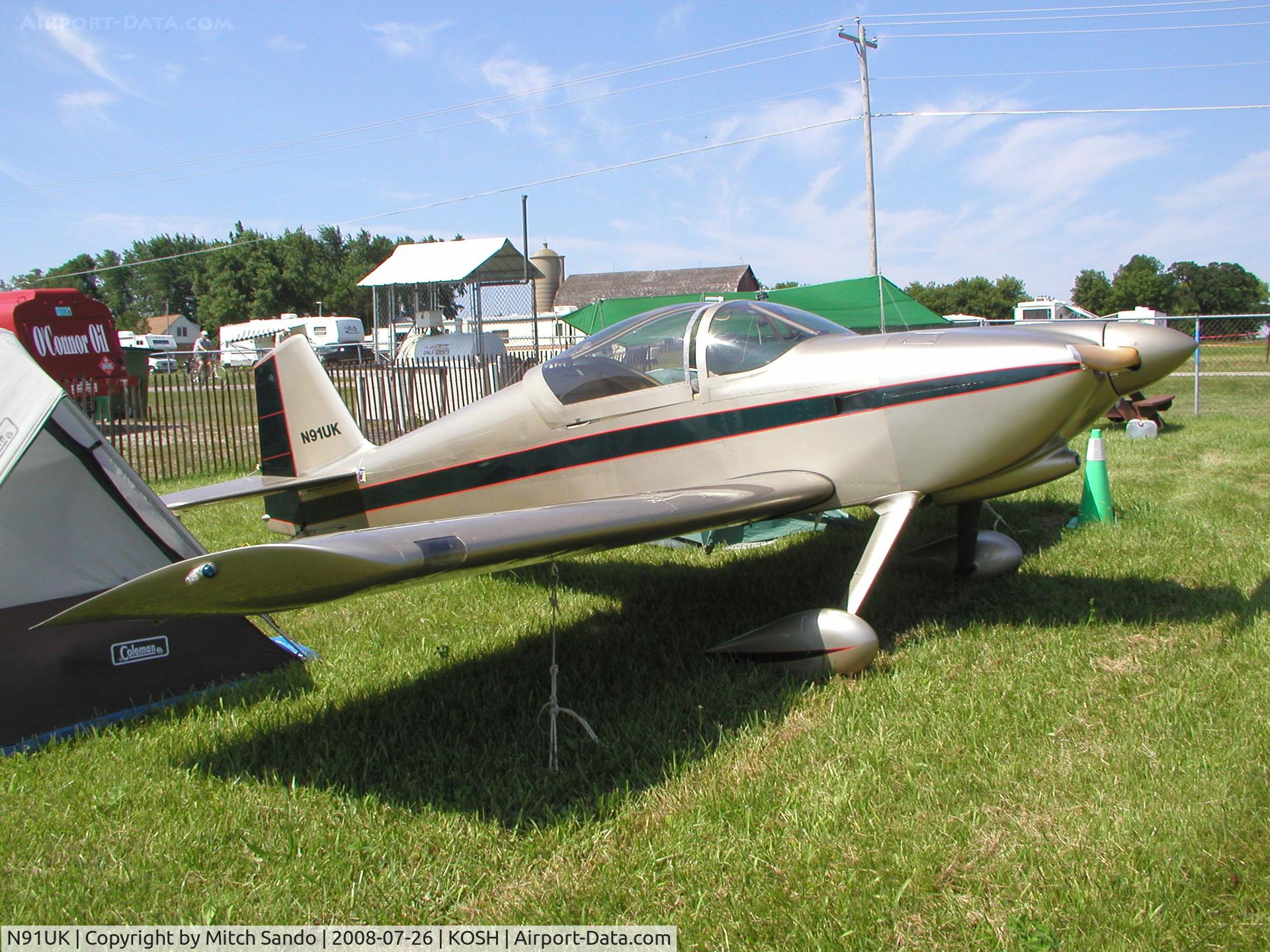 N91UK, 1994 Vans RV-6 C/N 20176, EAA AirVenture 2008.