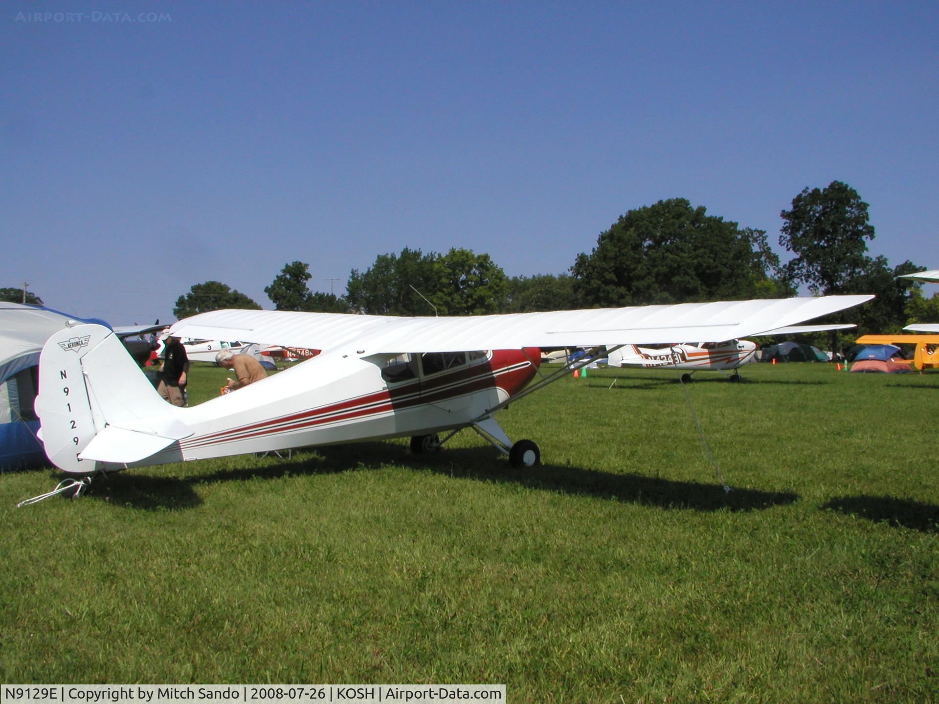 N9129E, 1946 Aeronca 11AC Chief C/N 11AC-762, EAA AirVenture 2008.