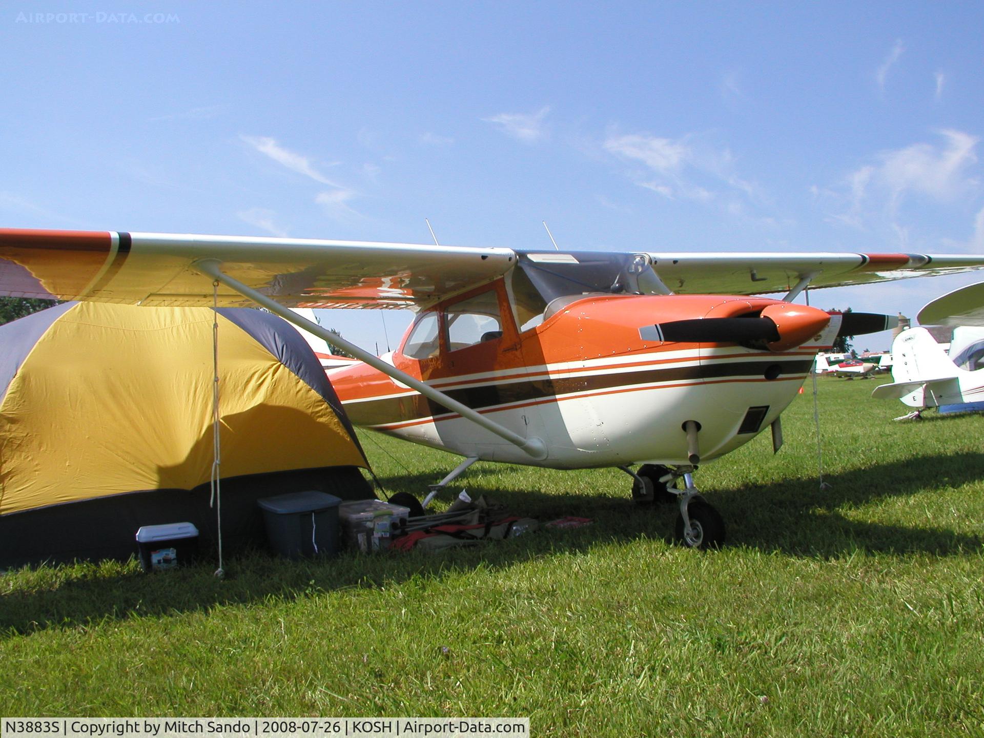 N3883S, 1964 Cessna 172E C/N 17251083, EAA AirVenture 2008.