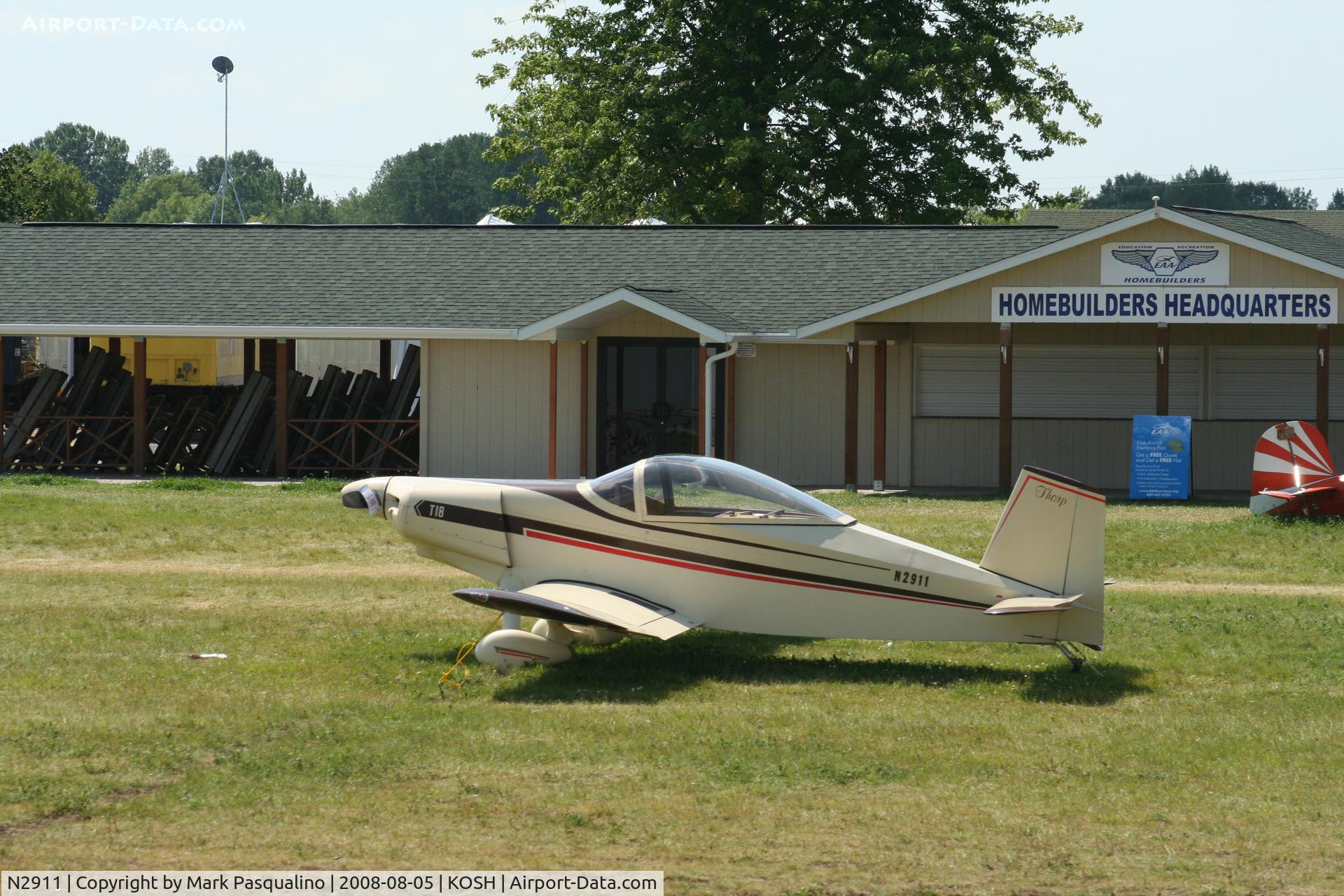 N2911, 1968 Thorp T-18 Tiger C/N 86, Thorp T-18