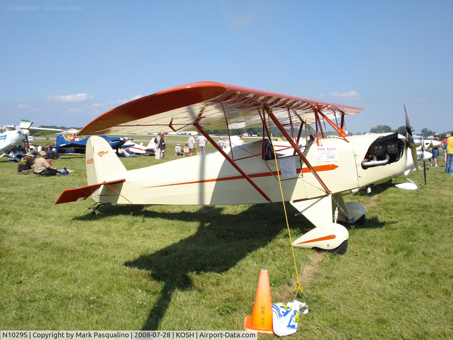 N1029S, 2004 Corben Baby Ace Model D C/N M-345, Baby Ace D
