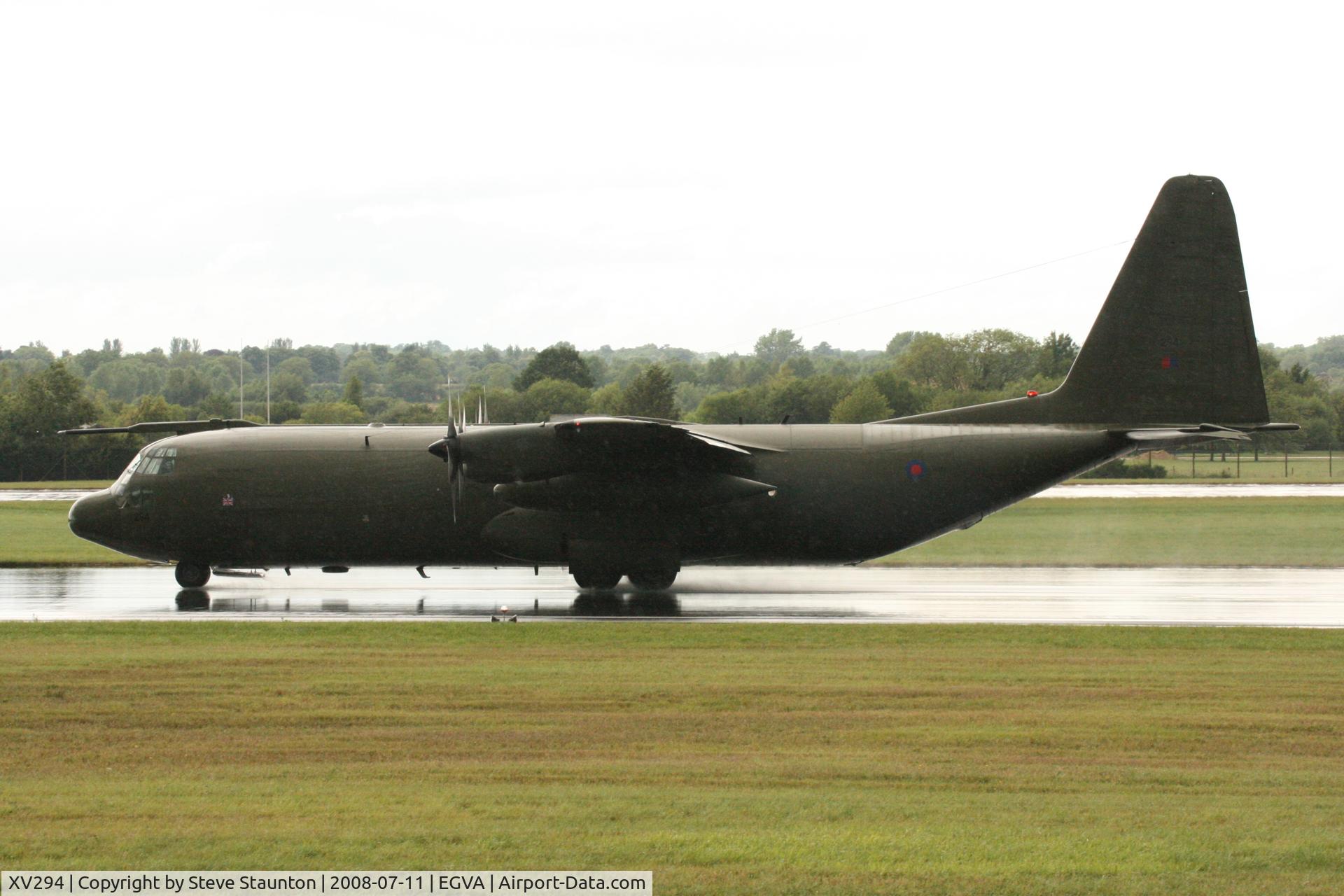XV294, 1966 Lockheed C-130K Hercules C.3 C/N 382-4259, Taken at the Royal International Air Tattoo 2008 during arrivals and departures (show days cancelled due to bad weather)