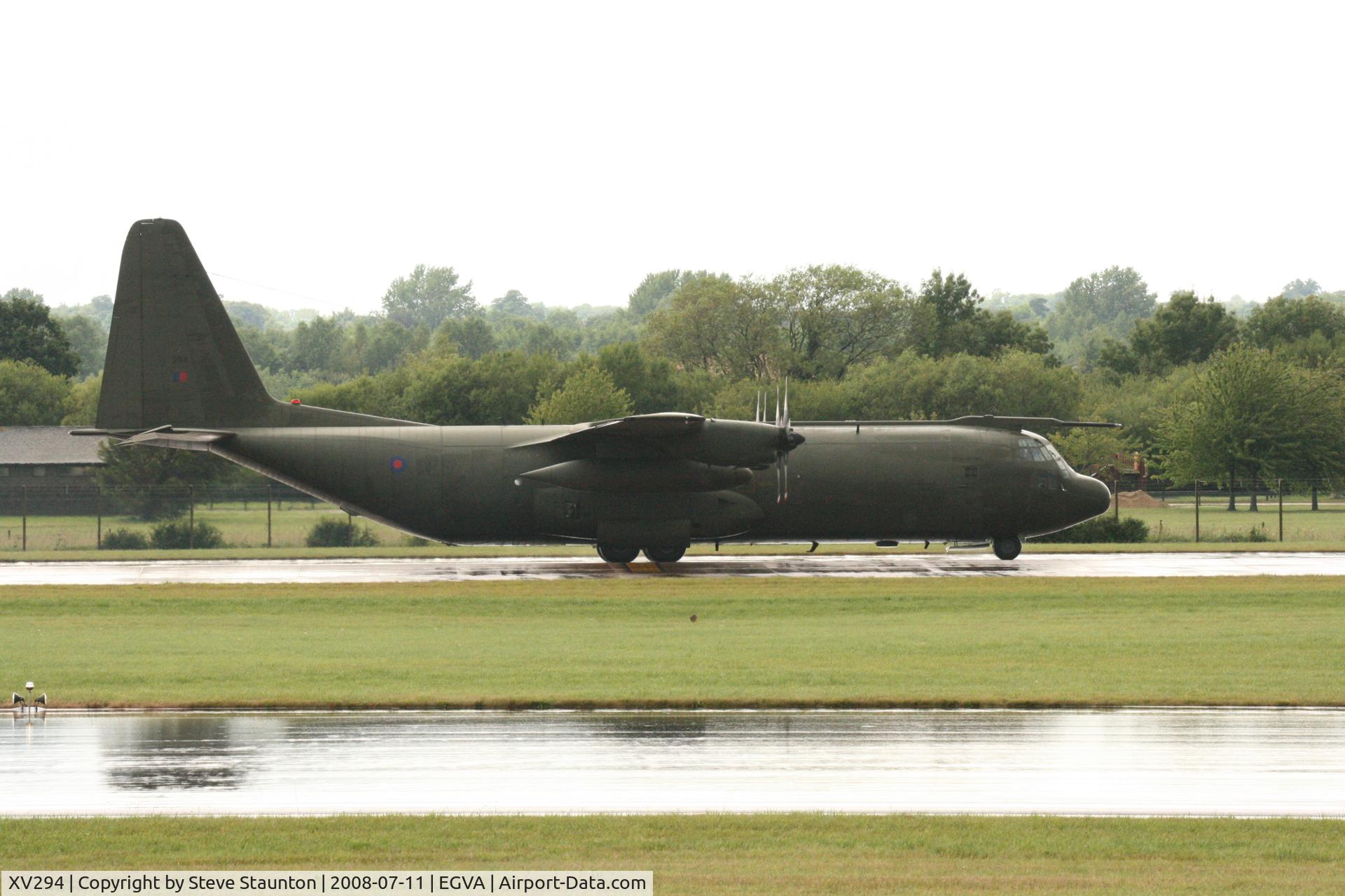XV294, 1966 Lockheed C-130K Hercules C.3 C/N 382-4259, Taken at the Royal International Air Tattoo 2008 during arrivals and departures (show days cancelled due to bad weather)