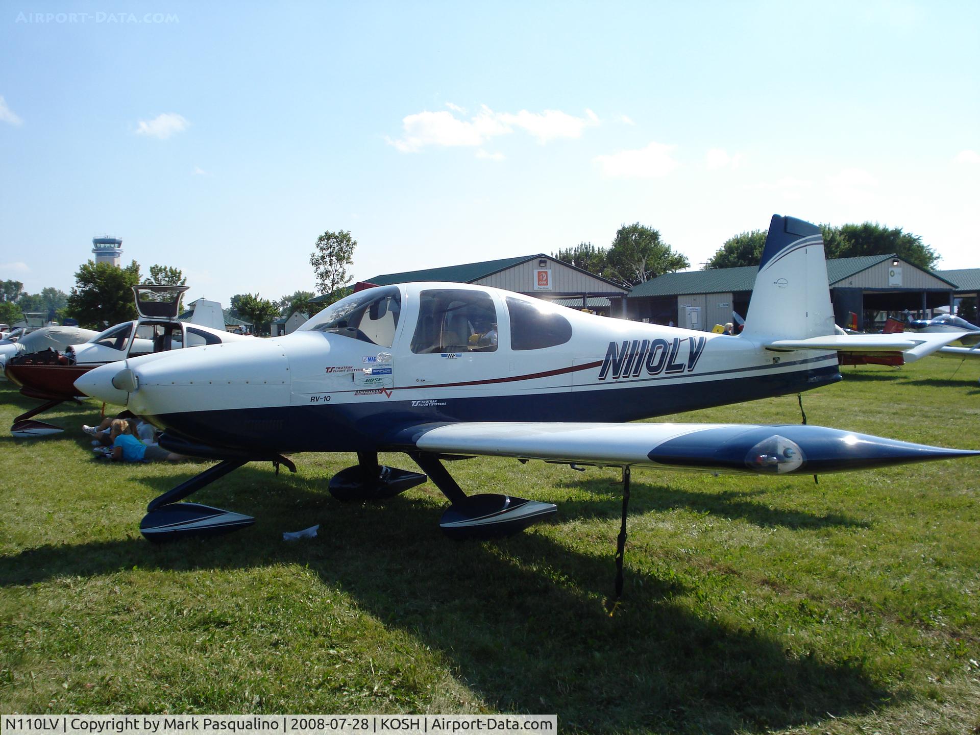 N110LV, 2005 Vans RV-10 C/N 40193, RV-10