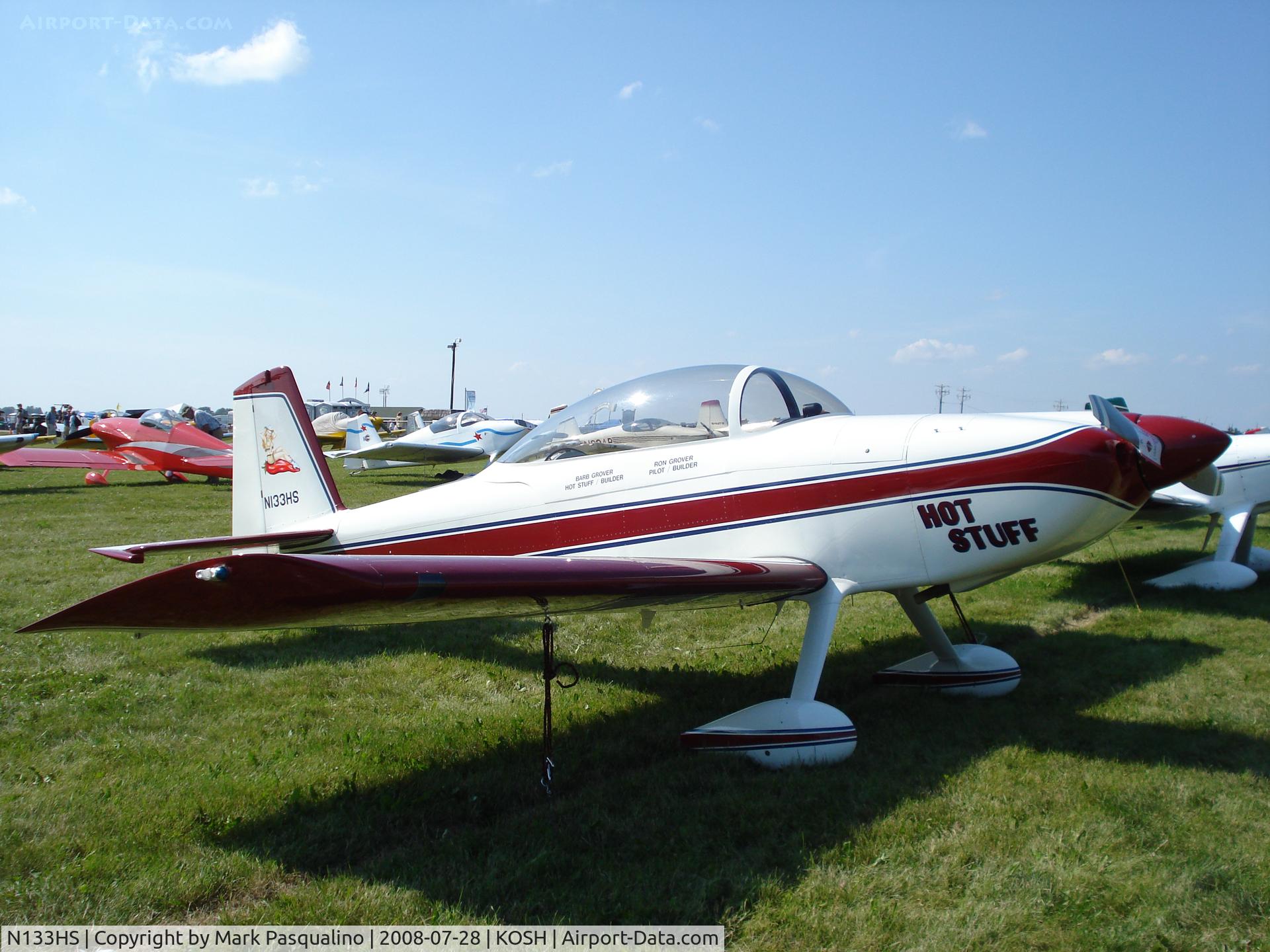 N133HS, 2000 Vans RV-8 C/N 80133, RV-8