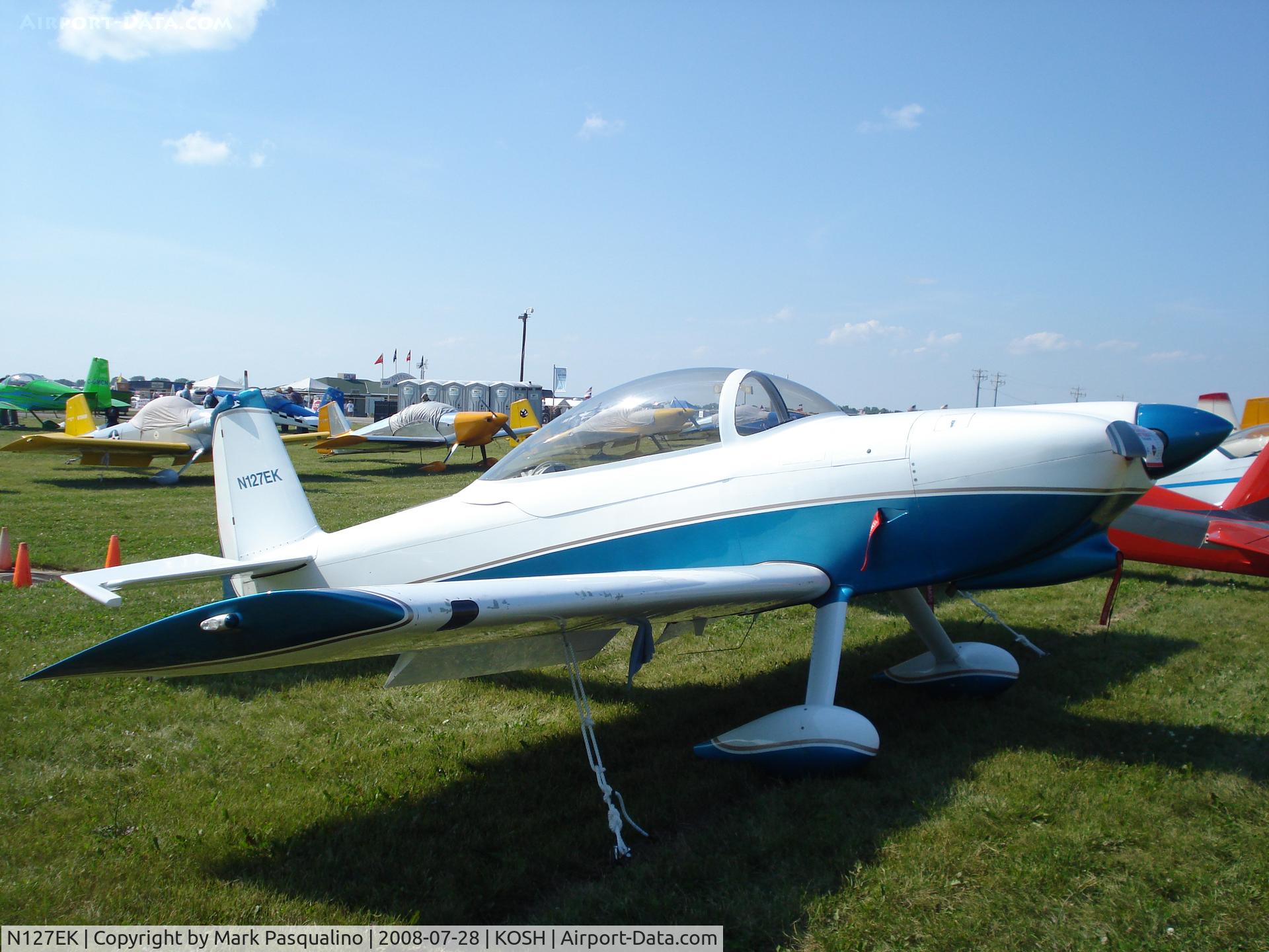 N127EK, 2002 Vans RV-8 C/N 80127, RV-8