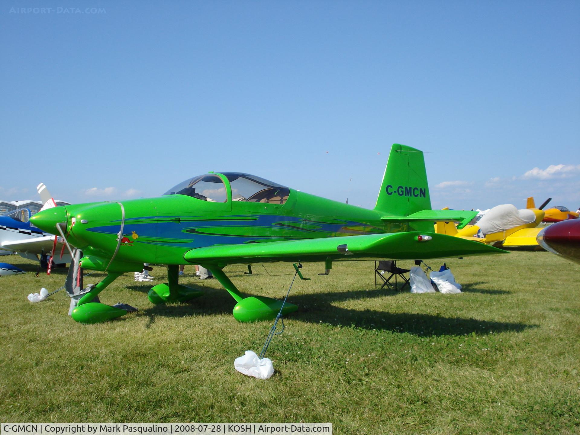 C-GMCN, 2007 Vans RV-7A C/N 72002, RV-7A