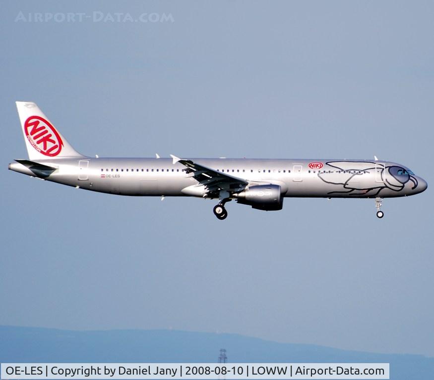 OE-LES, 2008 Airbus A321-211 C/N 3504, Fly Niki