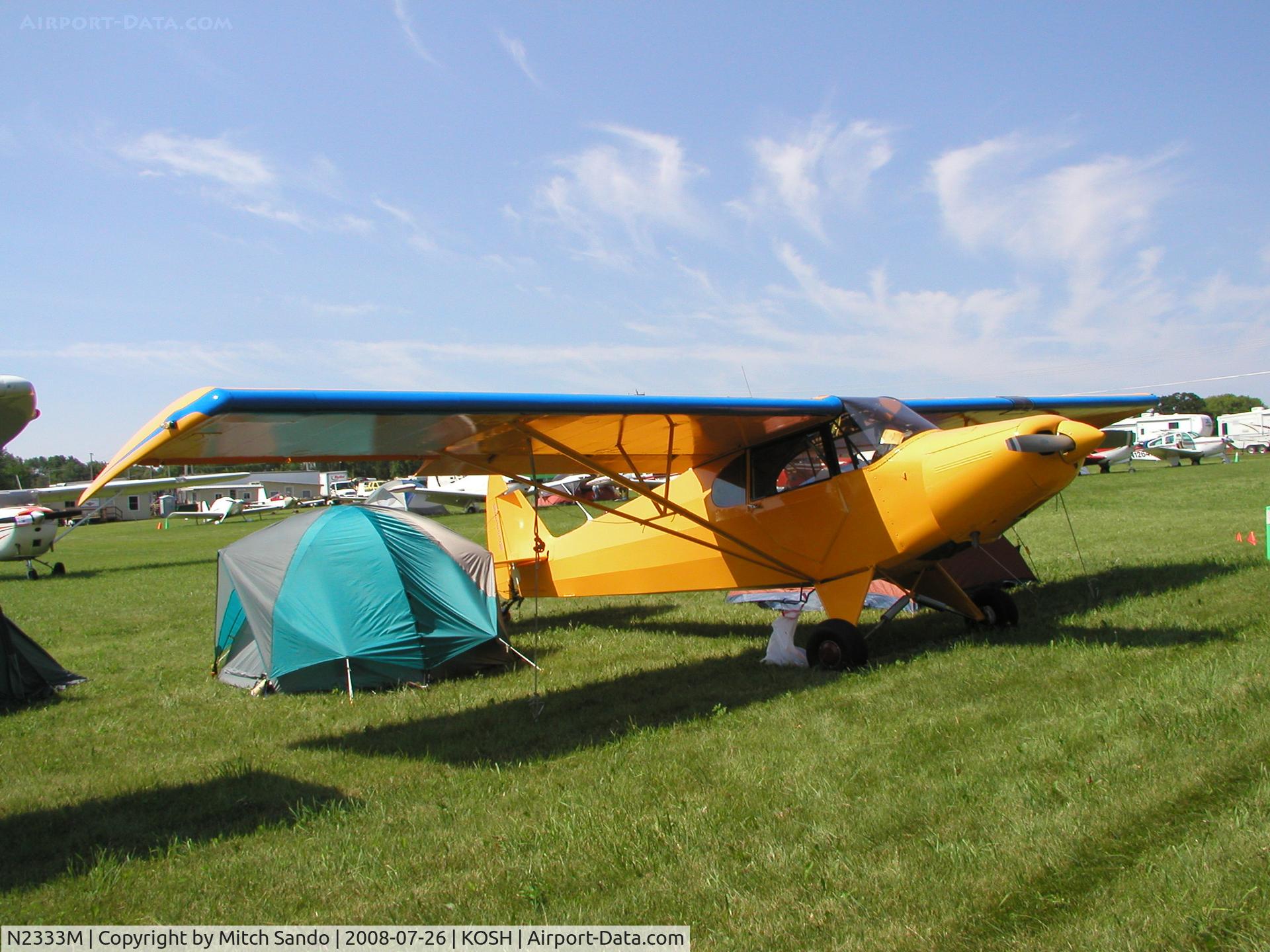 N2333M, 1946 Piper PA-12 Super Cruiser C/N 12-1394, EAA AirVenture 2008.