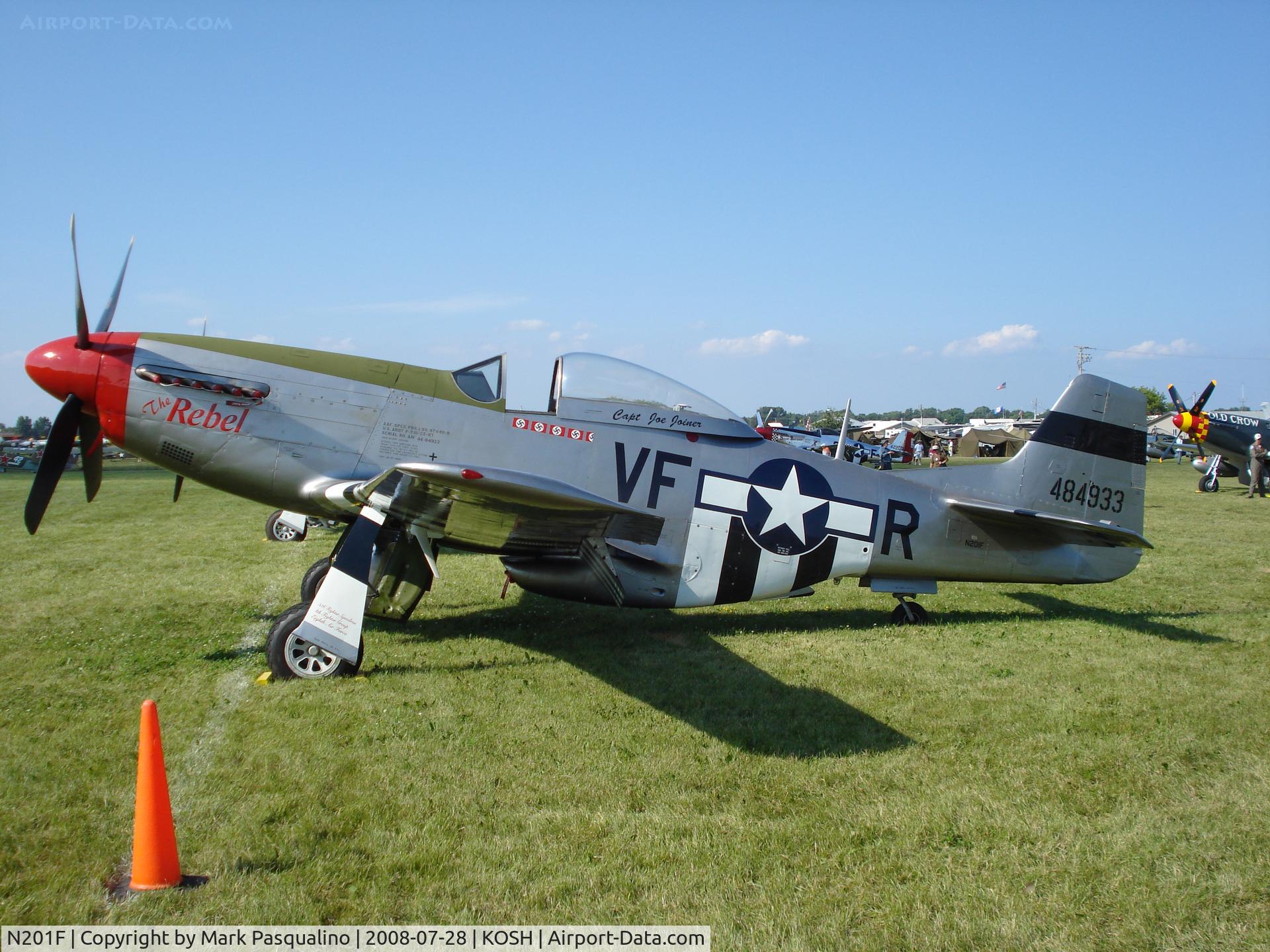N201F, 1944 North American P-51D Mustang C/N 44-84933N, North American P-51D