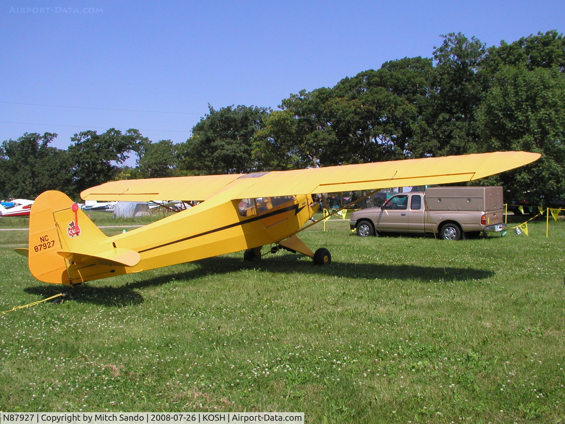 N87927, 1946 Piper J3C-65 Cub Cub C/N 15545, EAA AirVenture 2008.