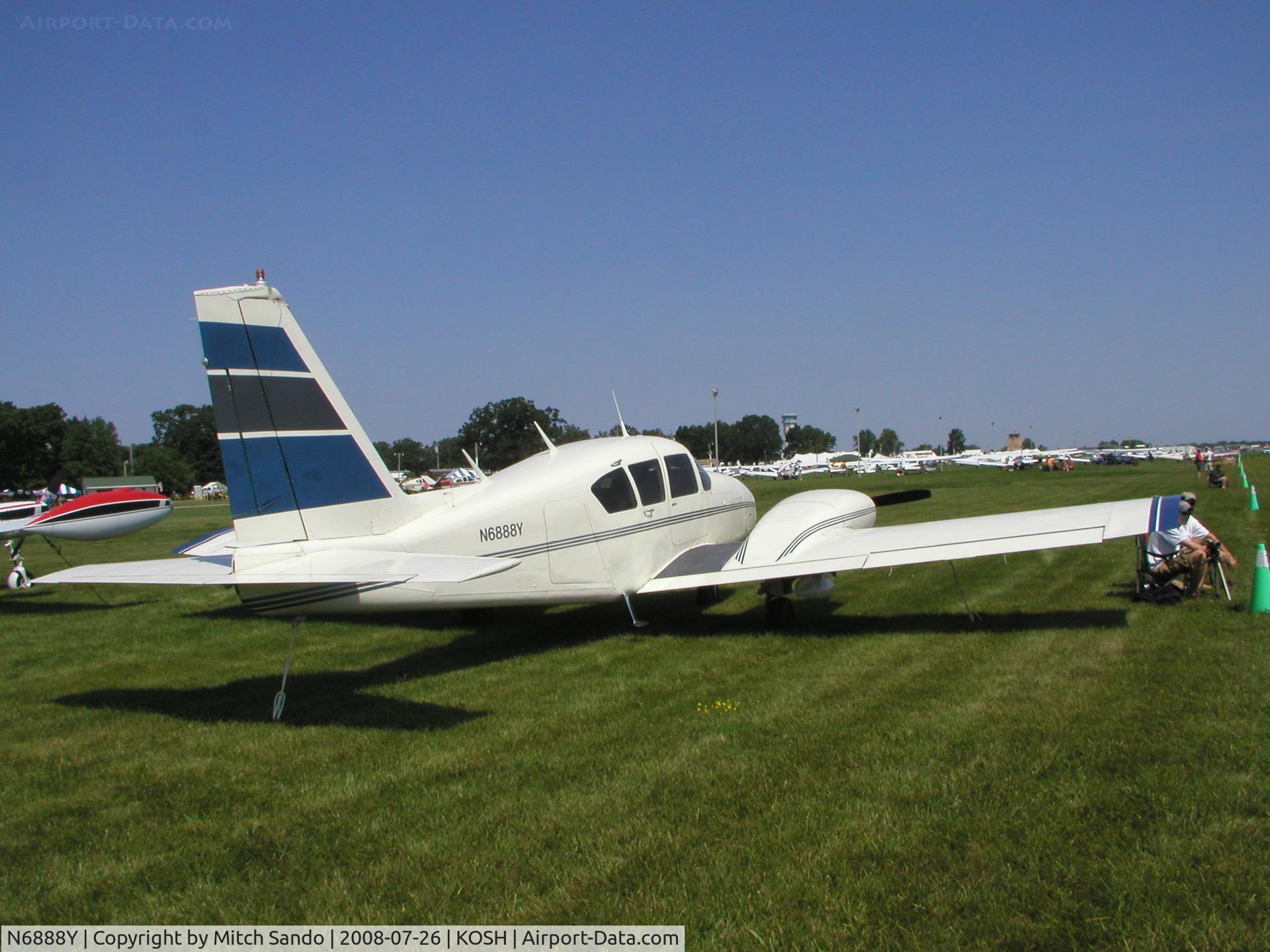 N6888Y, 1969 Piper PA-23-250 Aztec C/N 27-4240, EAA AirVenture 2008.