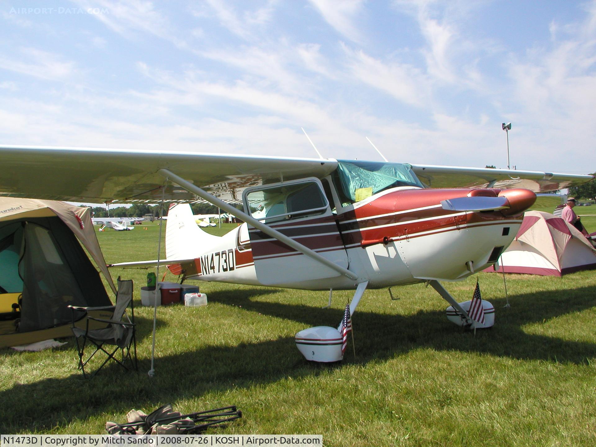 N1473D, 1951 Cessna 170A C/N 20056, EAA AirVenture 2008.