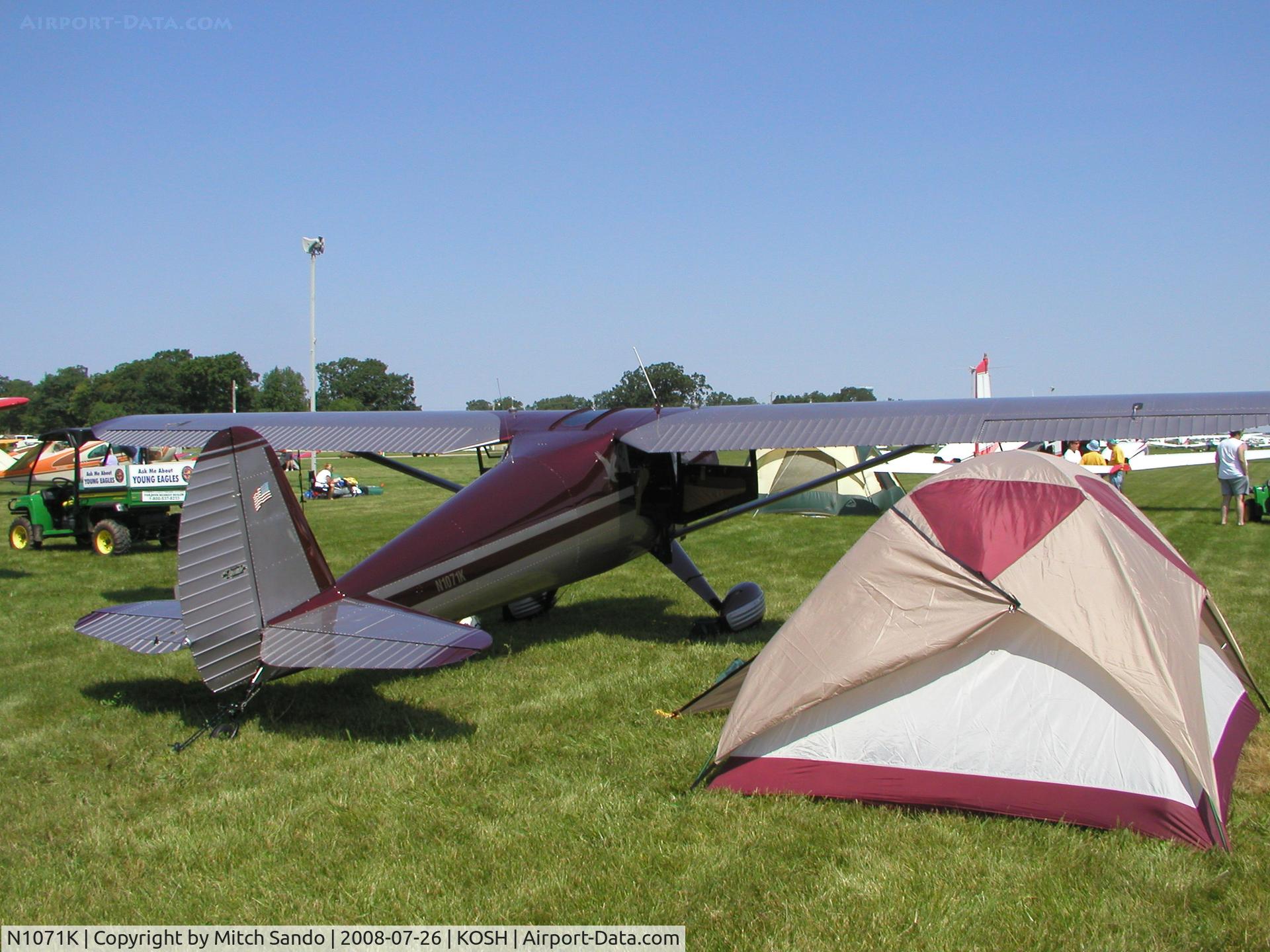 N1071K, 1946 Luscombe 8A C/N 3798, EAA AirVenture 2008.