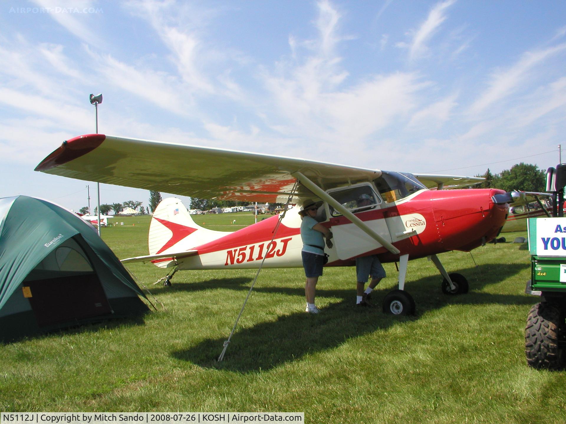 N5112J, 1952 Cessna 170B C/N 20356, EAA AirVenture 2008.