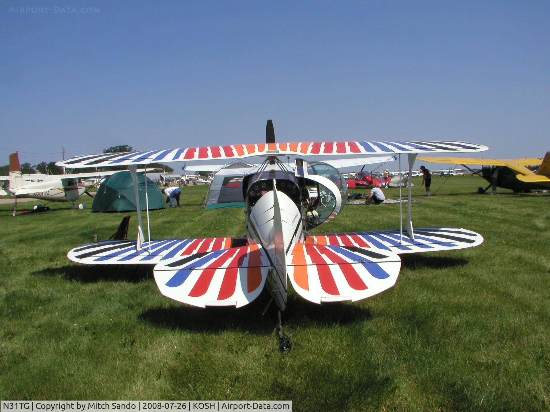 N31TG, 1995 Christen Eagle II C/N TJ2-8-38G, EAA AirVenture 2008.