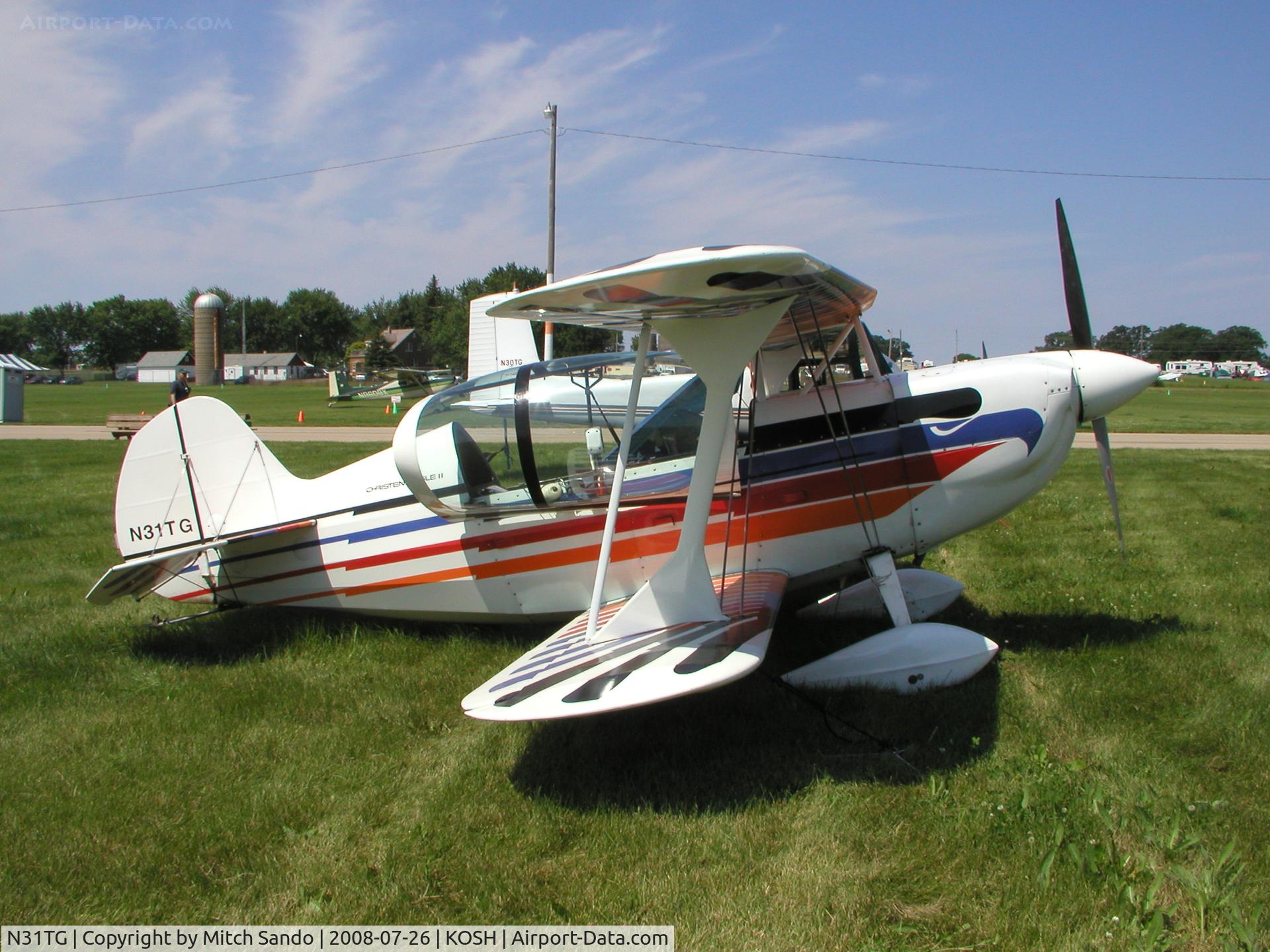 N31TG, 1995 Christen Eagle II C/N TJ2-8-38G, EAA AirVenture 2008.