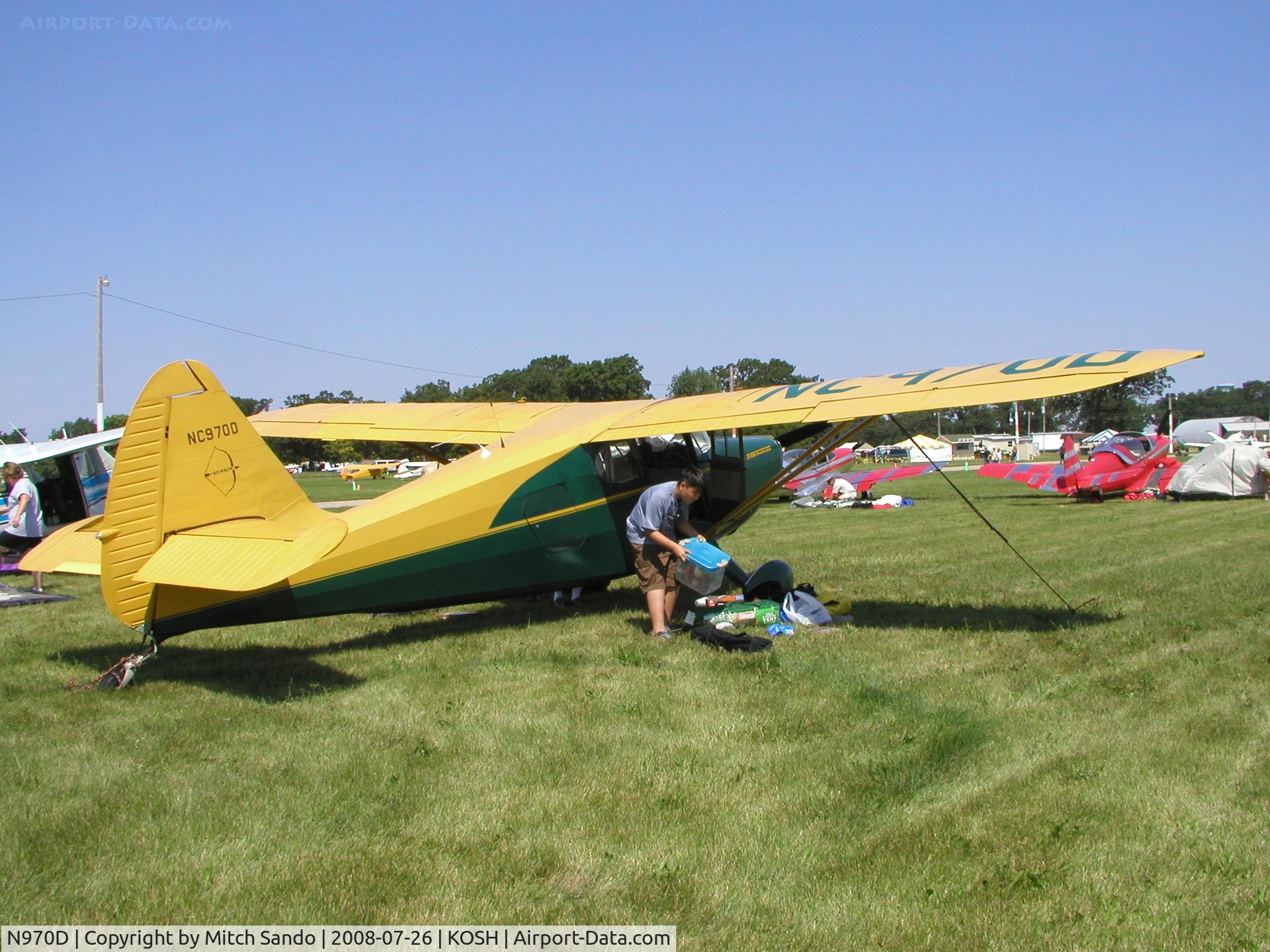 N970D, 1947 Stinson 108-2 Voyager C/N 108-2970, EAA AirVenture 2008.
