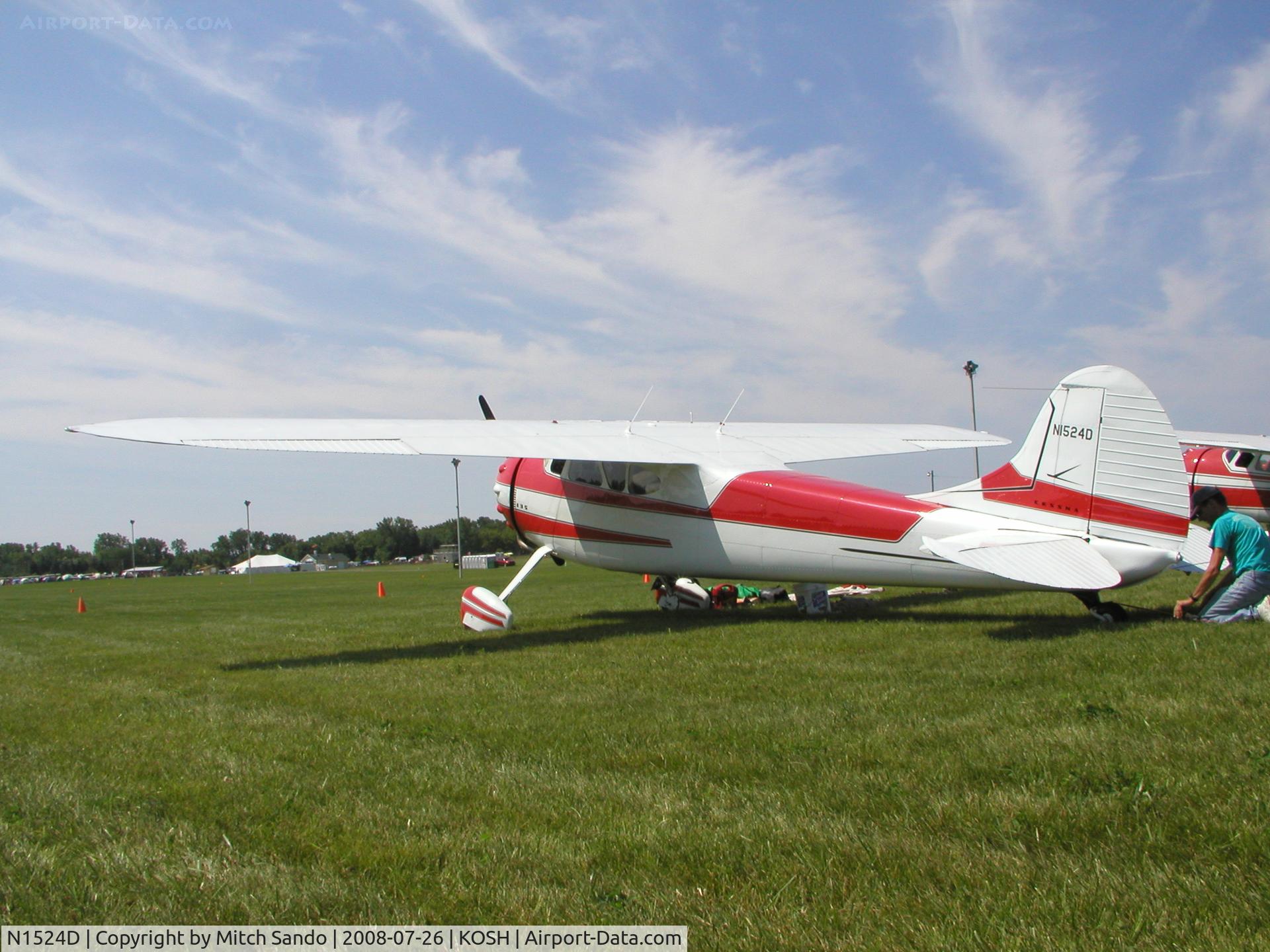 N1524D, 1952 Cessna 195A C/N 7746, EAA AirVenture 2008.