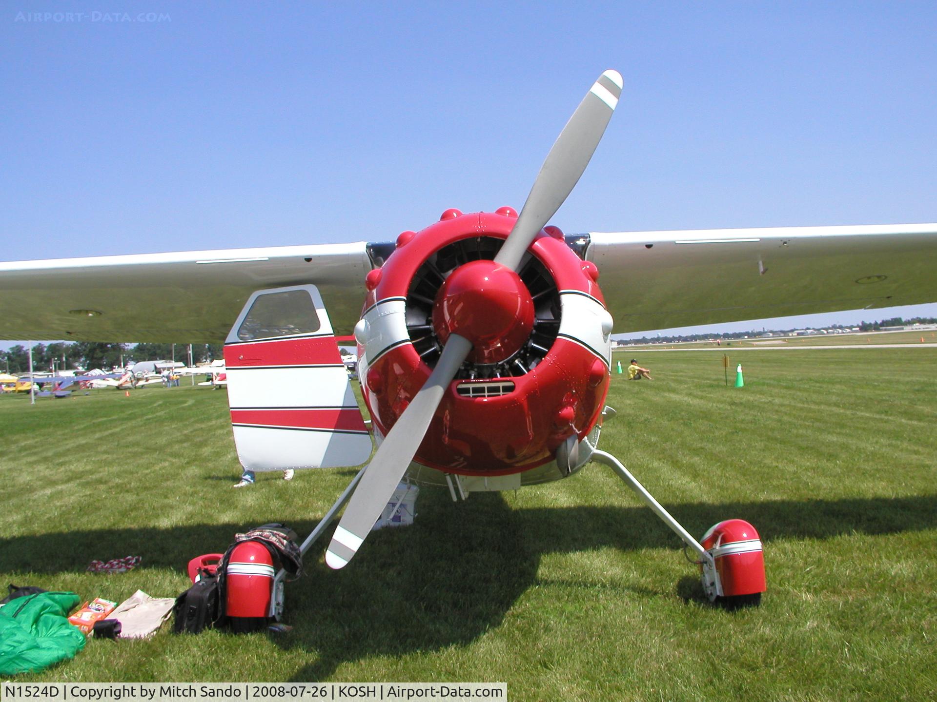 N1524D, 1952 Cessna 195A C/N 7746, EAA AirVenture 2008.