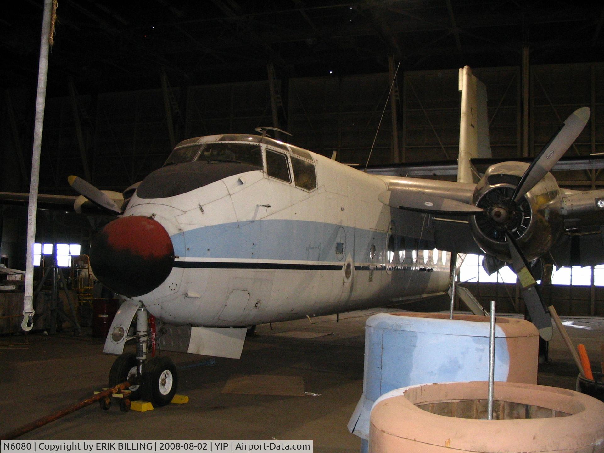 N6080, 1958 De Havilland Canada DHC-4A Caribou C/N 2, In a Hanger Waiting for someone to give it a Good home