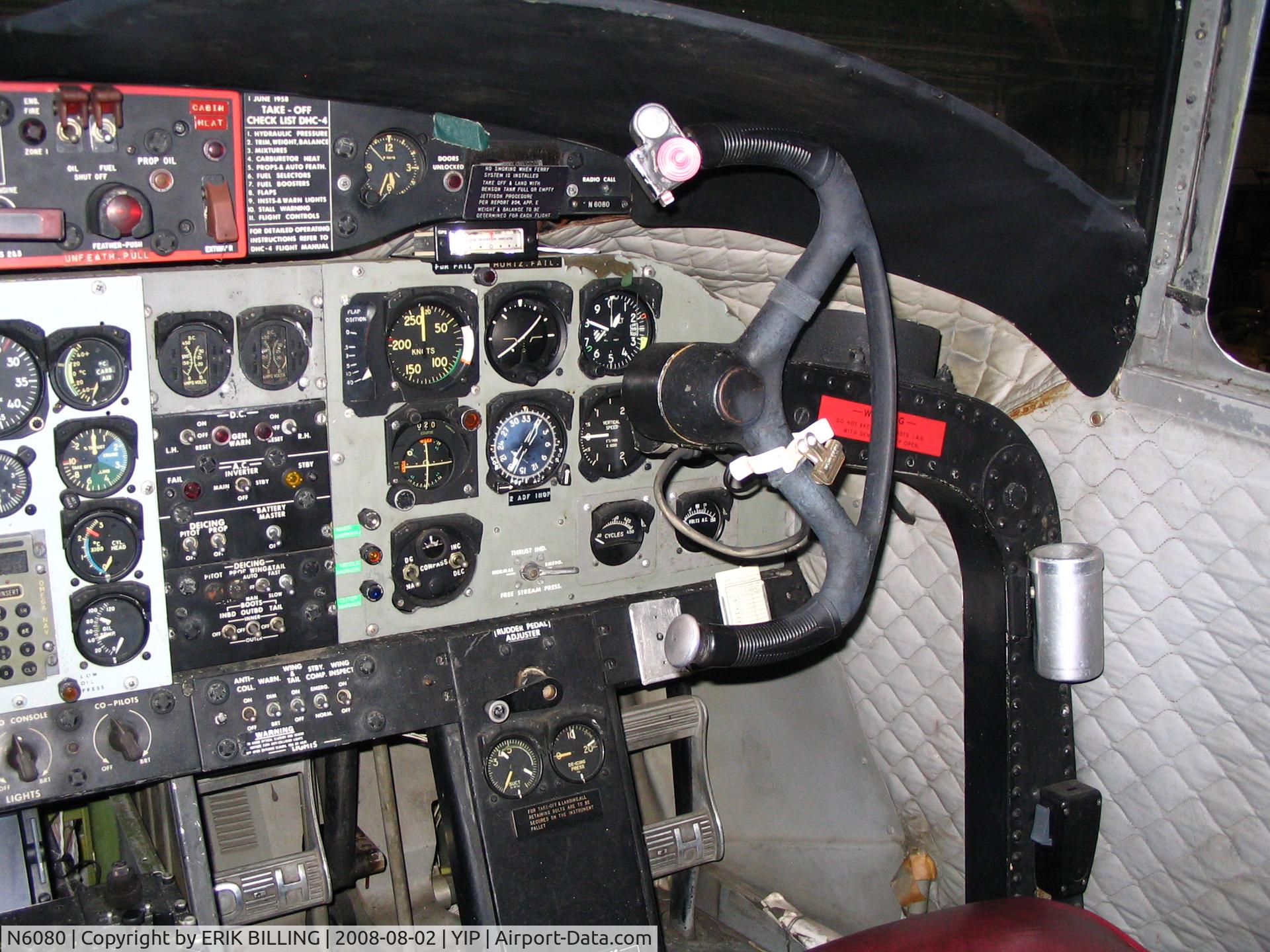 N6080, 1958 De Havilland Canada DHC-4A Caribou C/N 2, Co-Pilots  Area