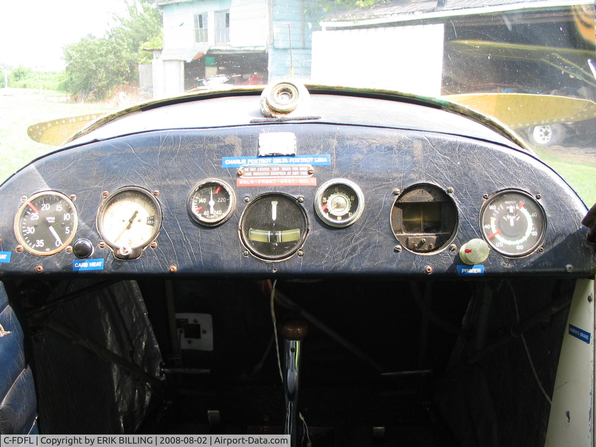C-FDFL, 1946 Aeronca 7AC Champion C/N 7AC 1658, Front Cockpit