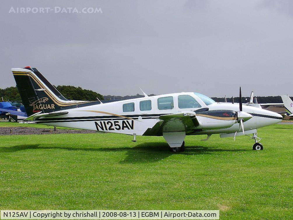 N125AV, 1983 Beech 58 Baron C/N TH-1341, This aircraft was allegedly impounded at RAF Shawbury (EGOS),for drug-running