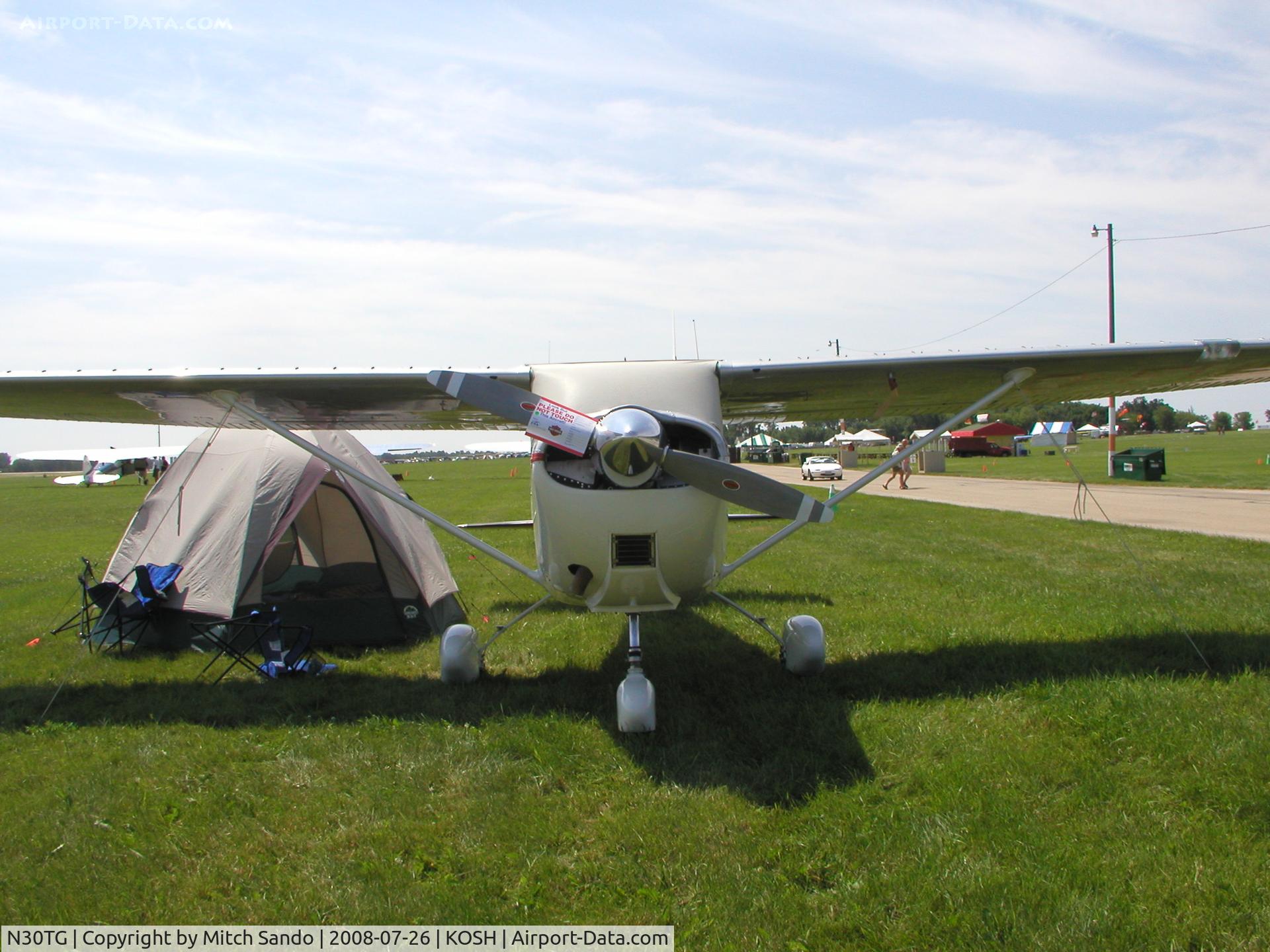 N30TG, 1958 Cessna 175 Skylark C/N 55679, EAA AirVenture 2008.