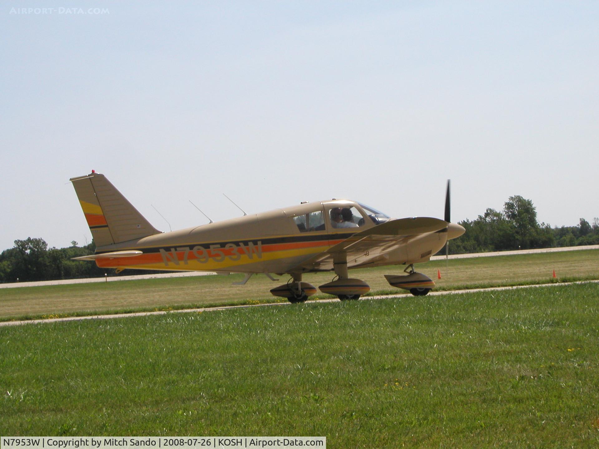 N7953W, 1964 Piper PA-28-180 C/N 28-2001, EAA AirVenture 2008.