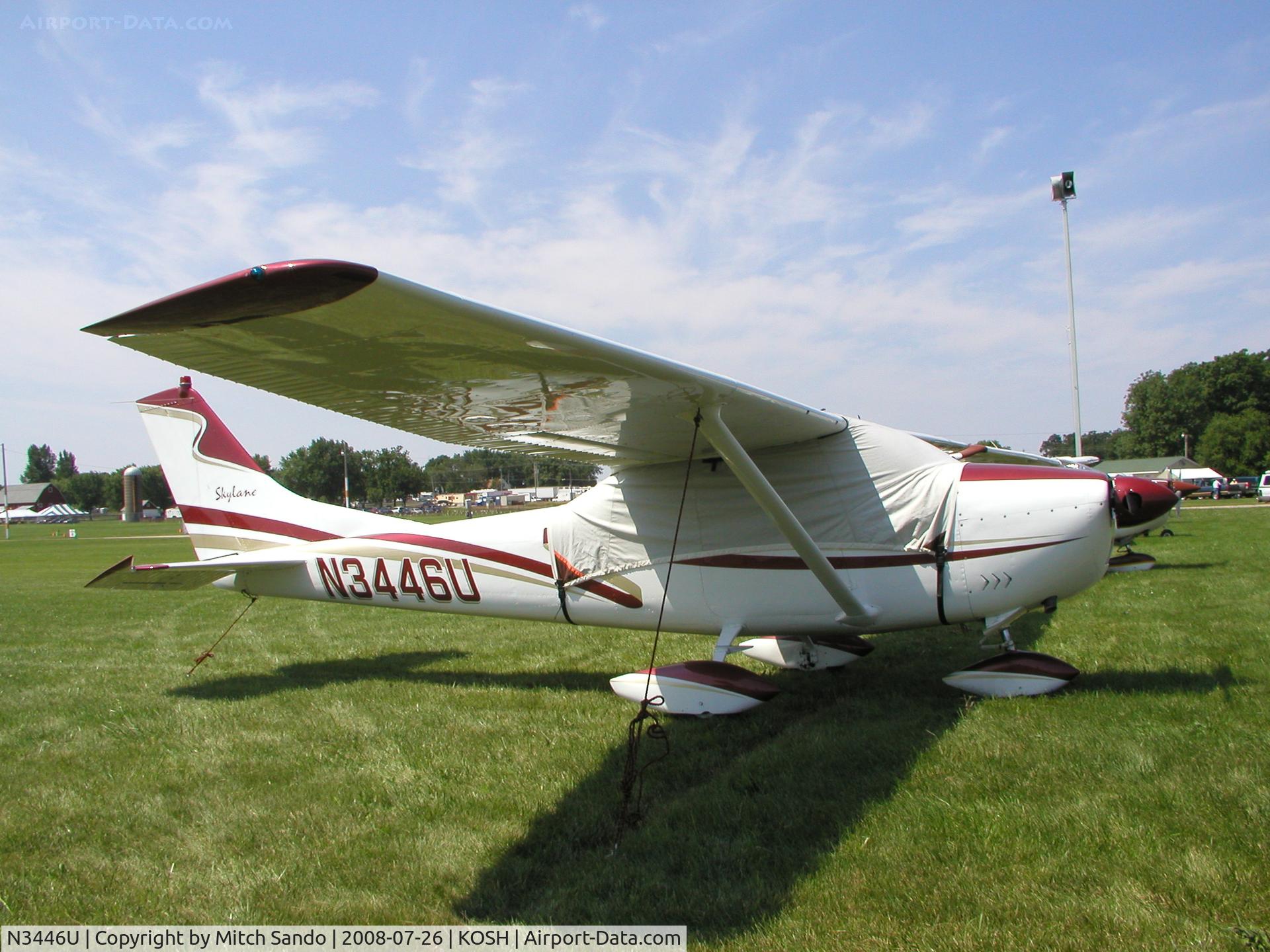 N3446U, 1963 Cessna 182F Skylane C/N 18254846, EAA AirVenture 2008.