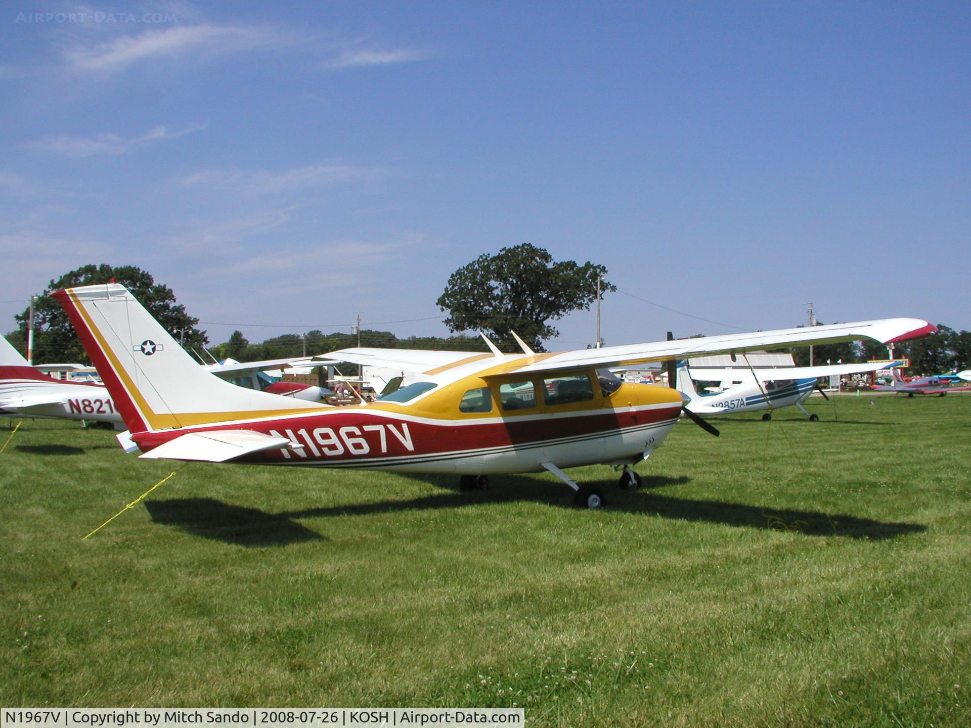 N1967V, 1967 Cessna 210G Centurion C/N 21058849, EAA AirVenture 2008.