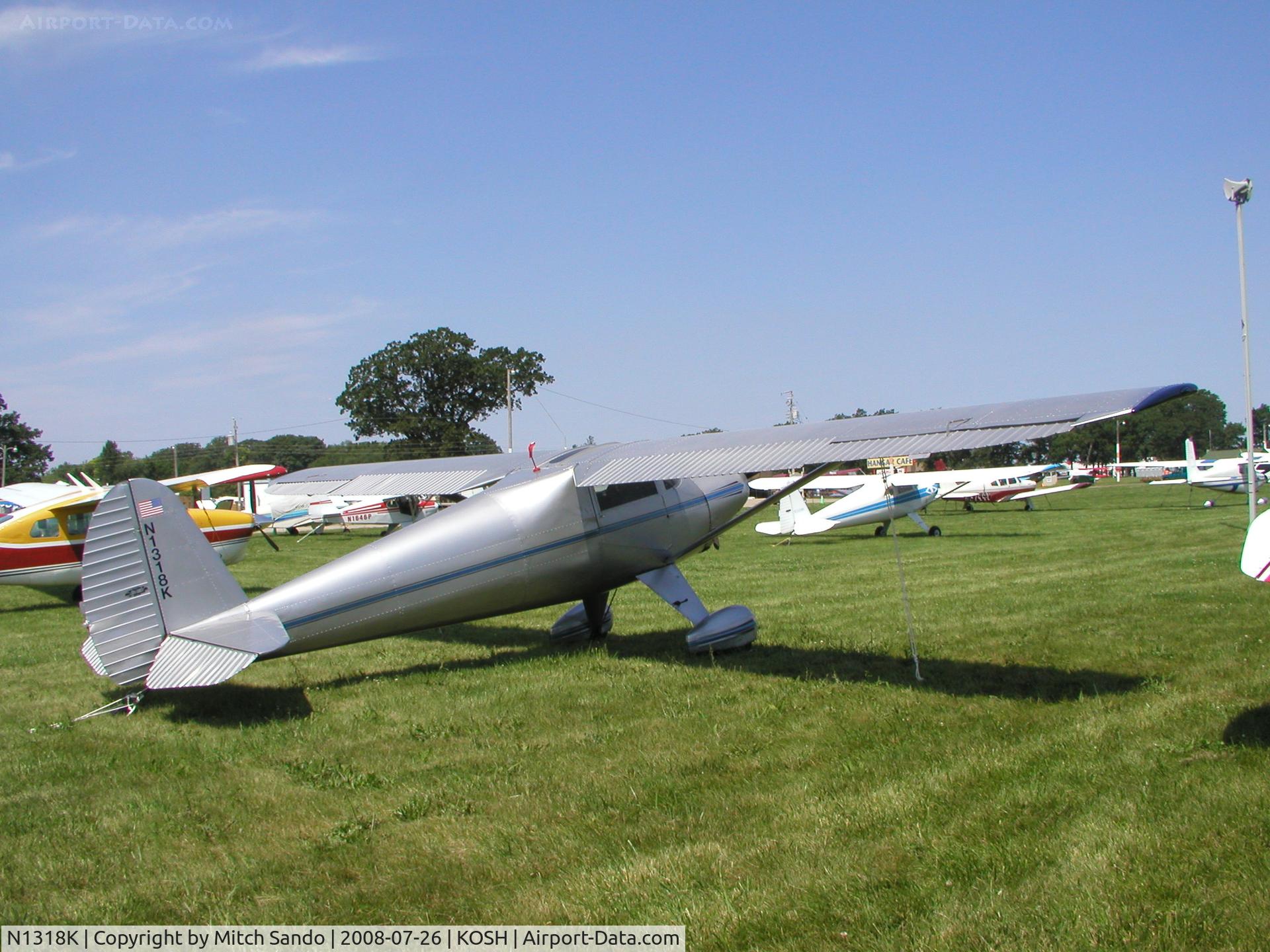 N1318K, 1947 Luscombe 8A C/N 4045, EAA AirVenture 2008.